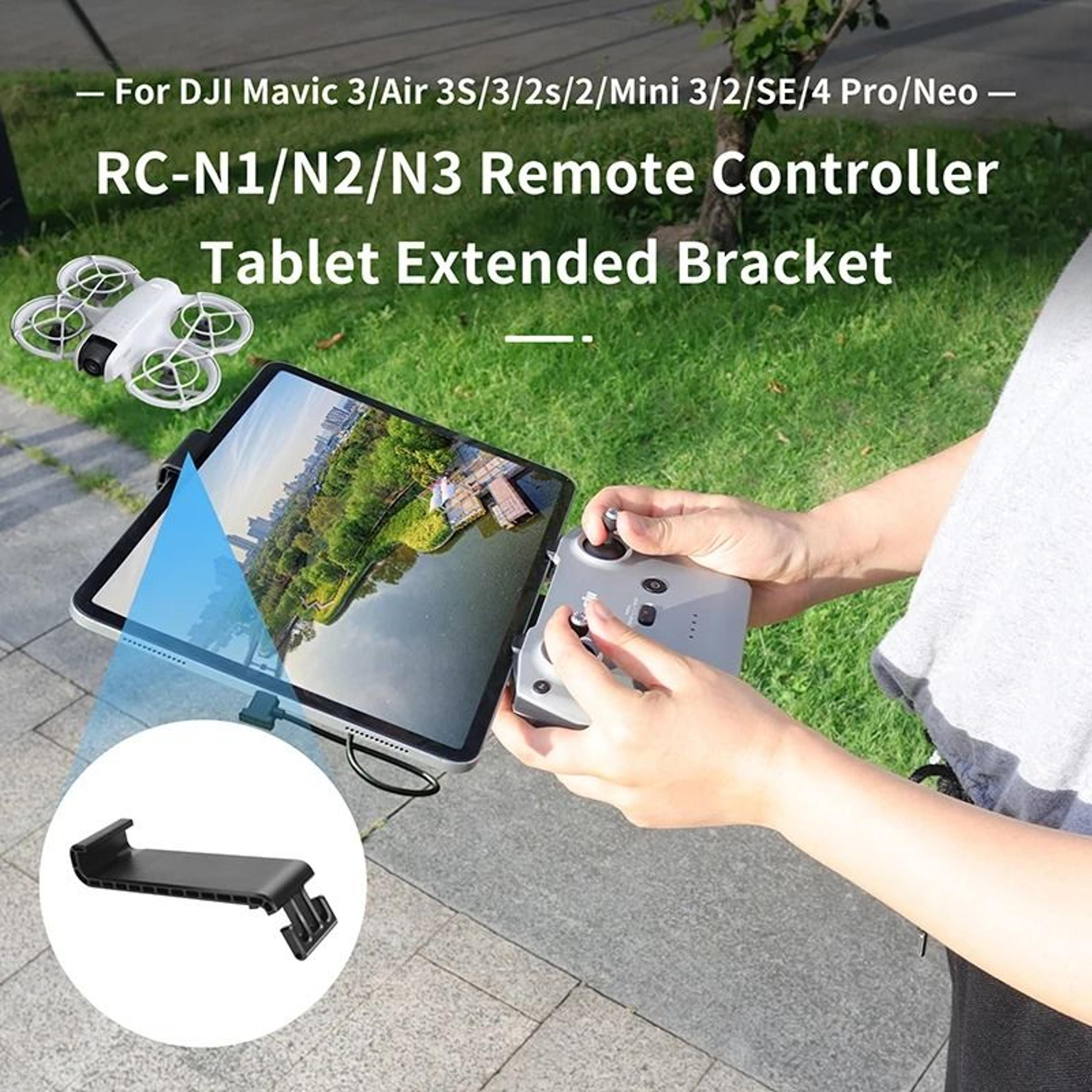 tablet extension bracket for remote controllers