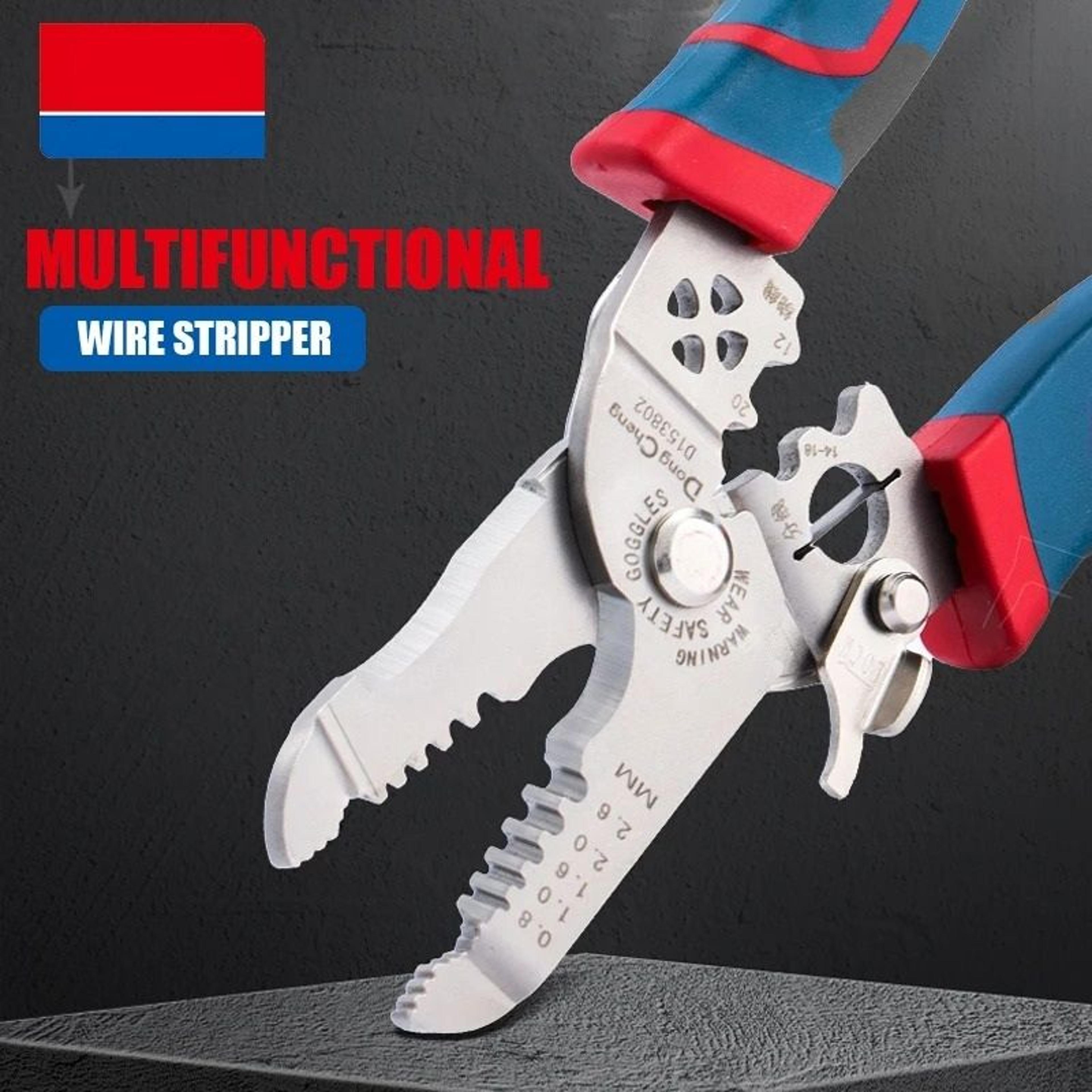 professional automatic wire stripper & crimping tool