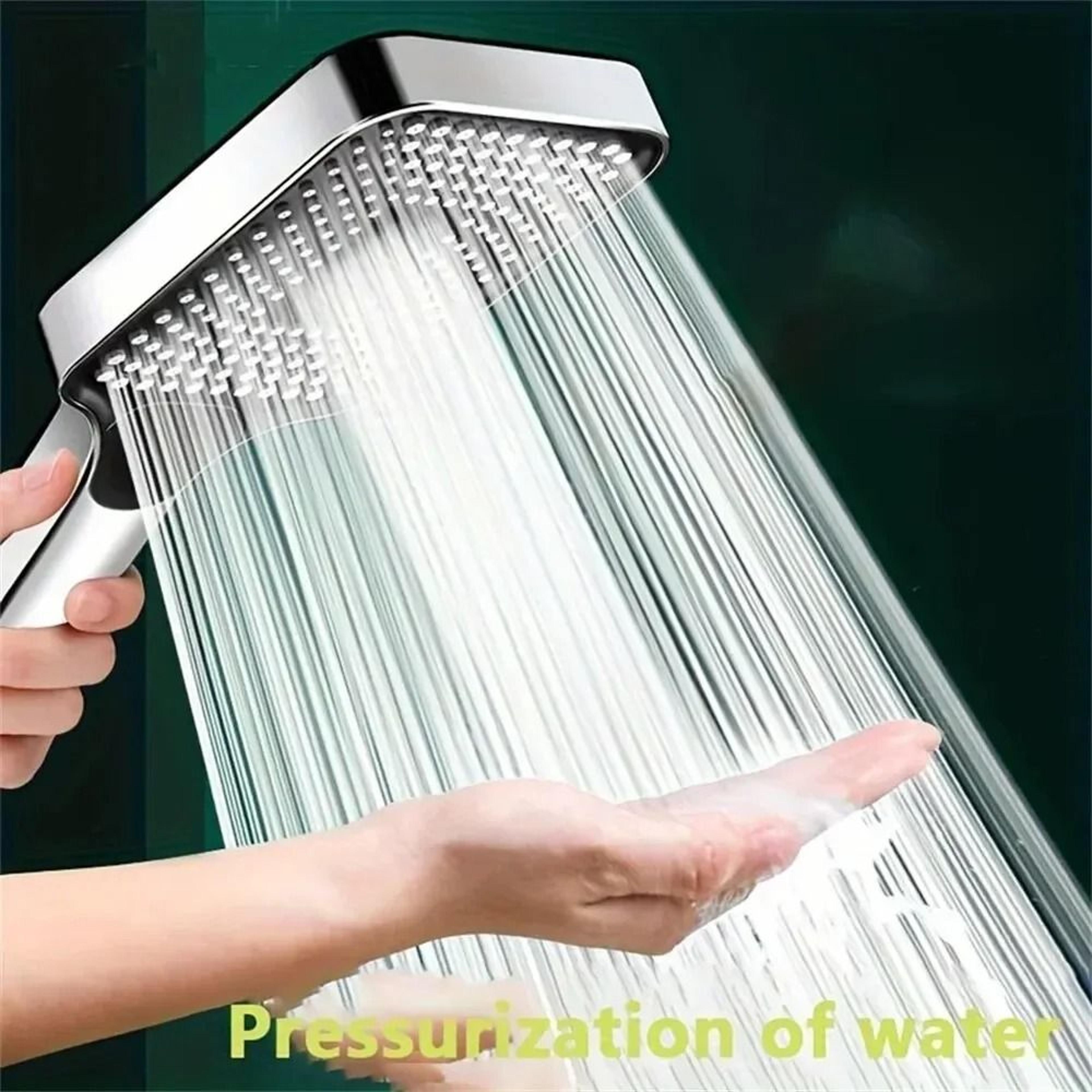 3-mode adjustable rainfall shower head | high-pressure water saving handheld