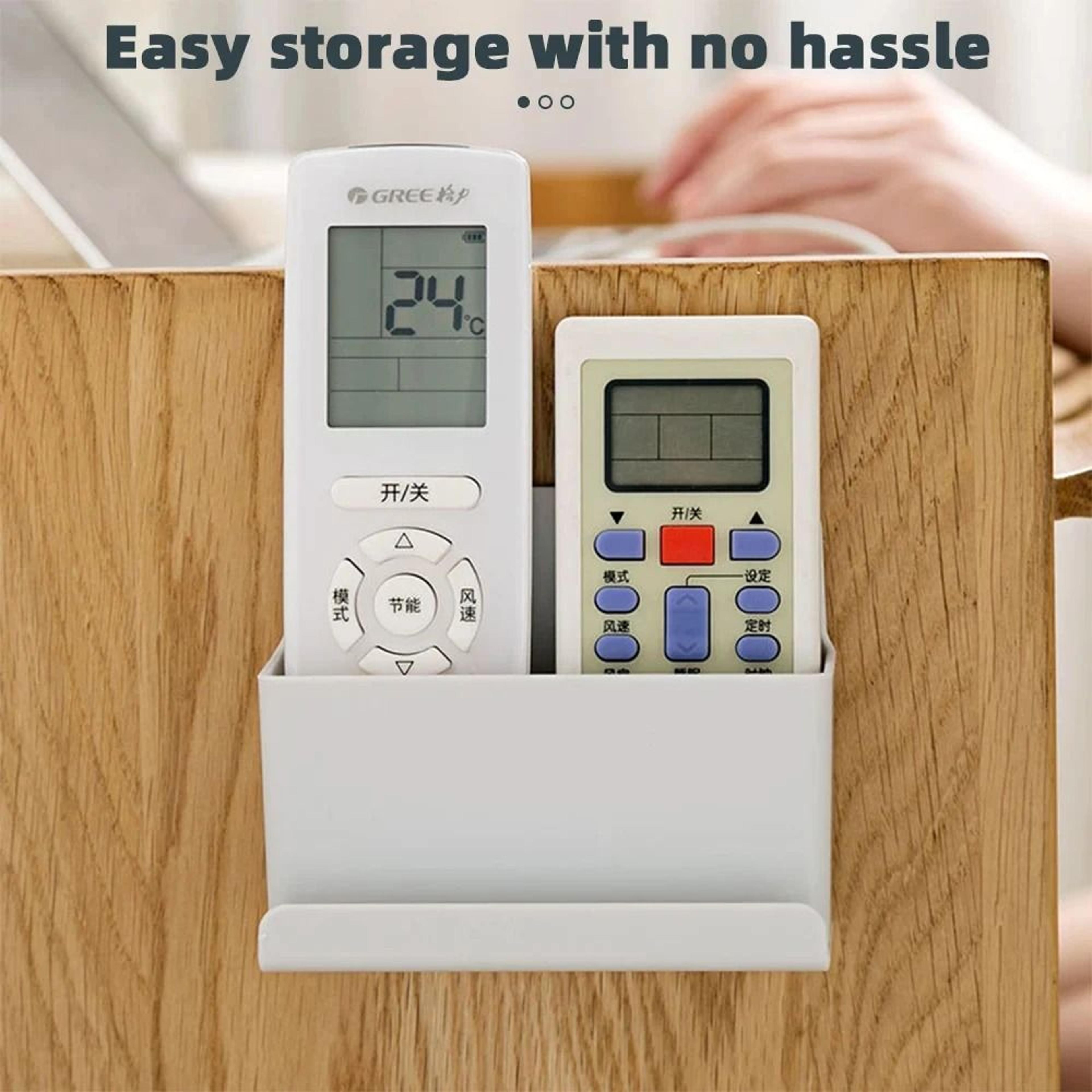 compact wall-mounted storage organizer | versatile gray holder for home & office