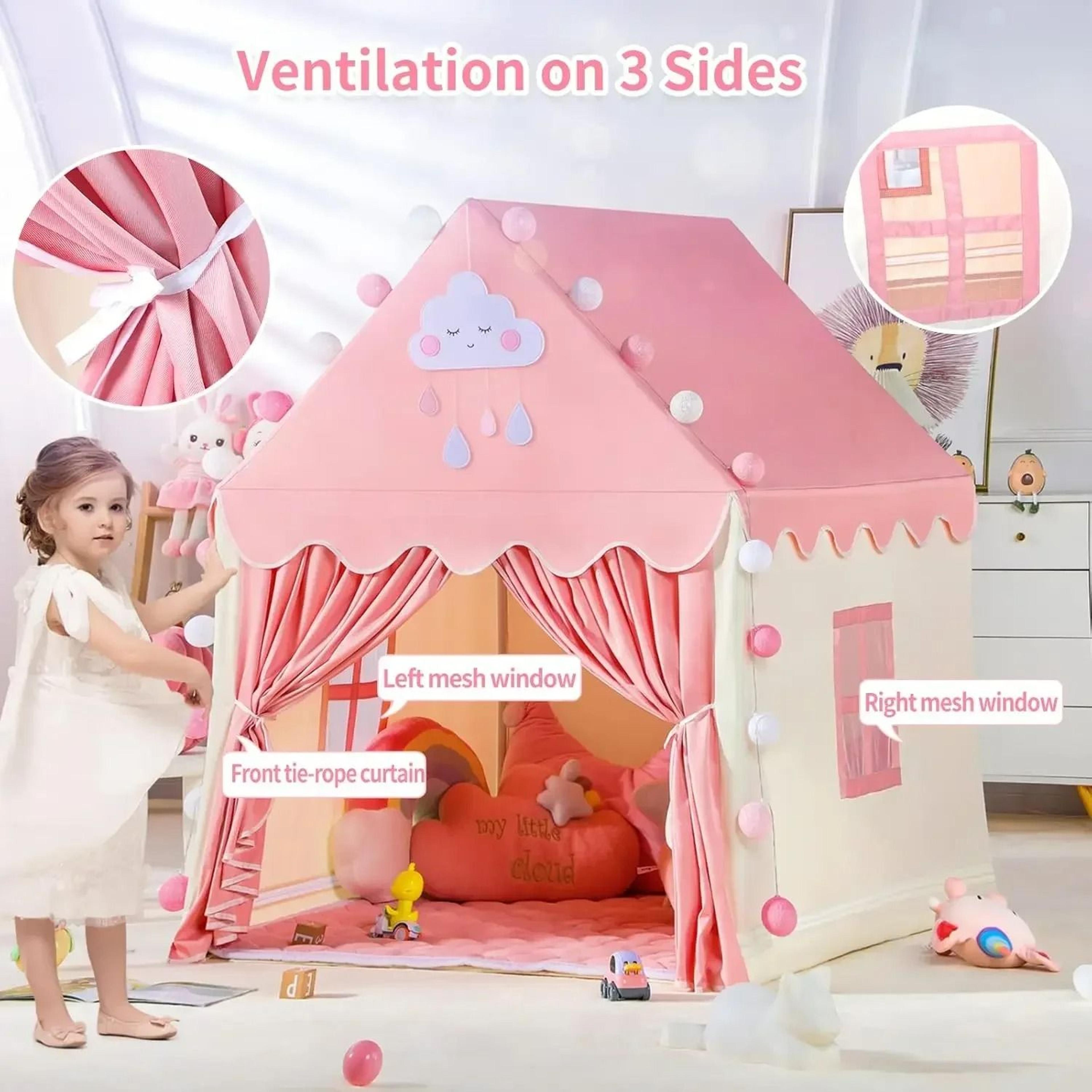 princess castle playhouse | folding indoor & outdoor decor tent
