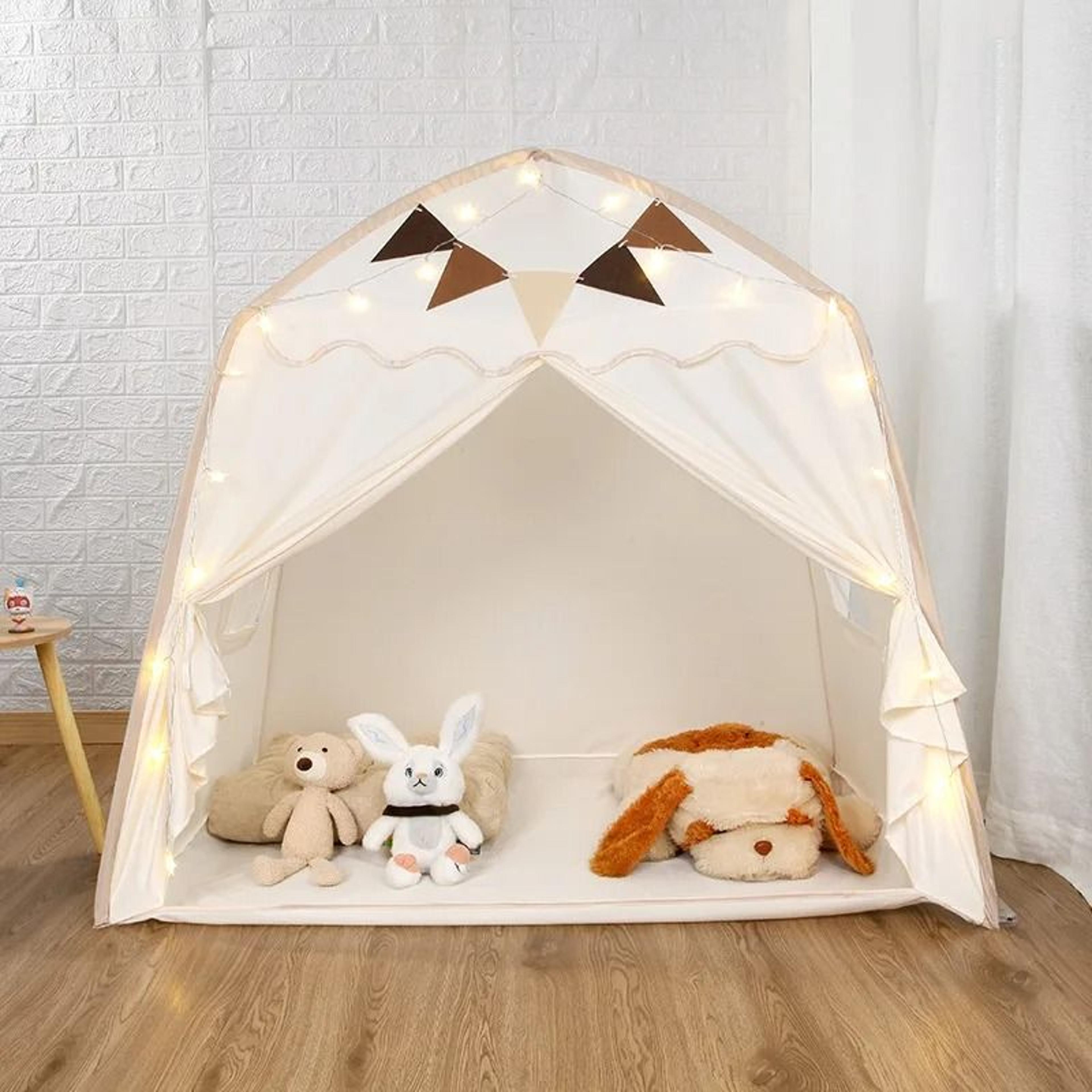 portable kids play tent | large foldable toddler castle & princess