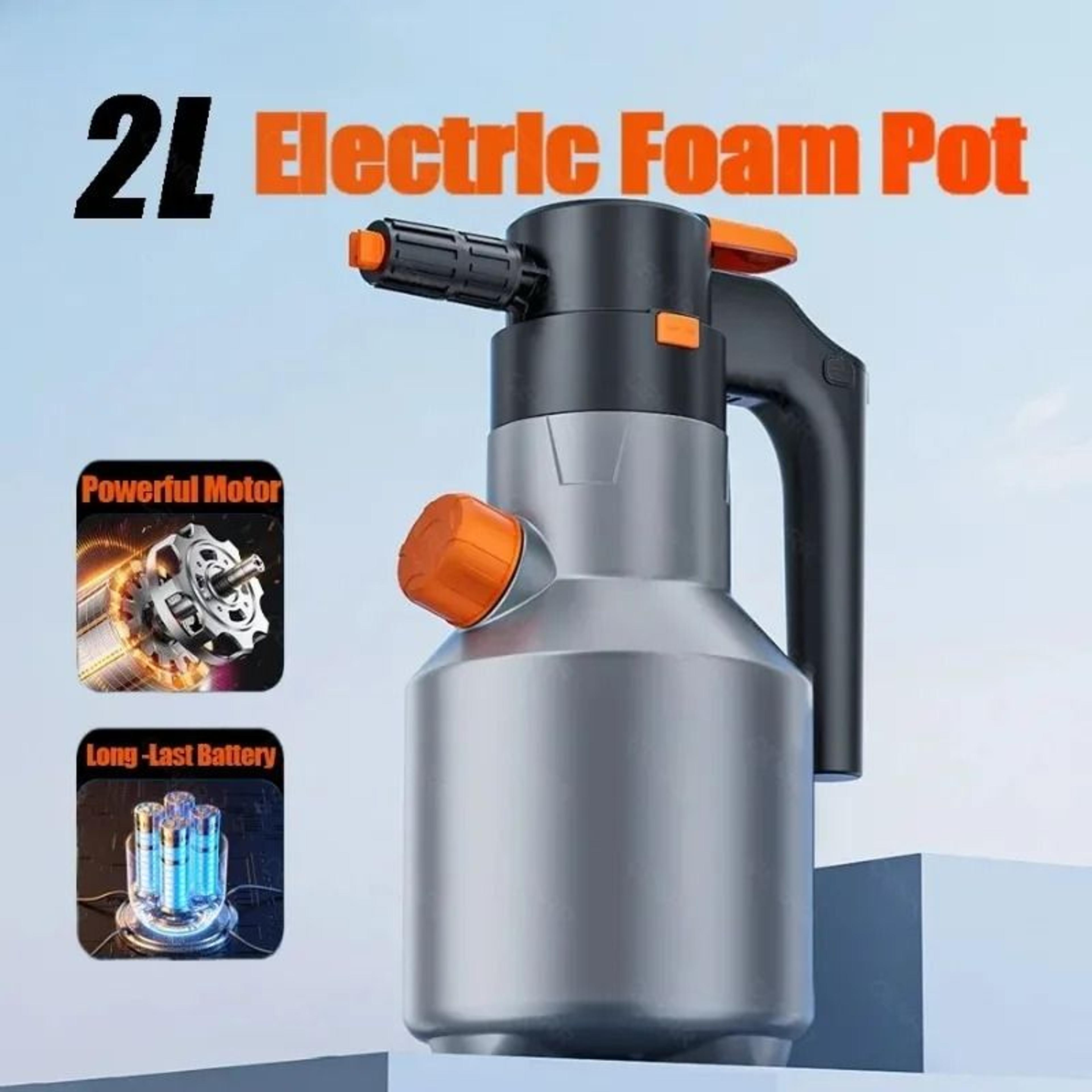 2l handheld electric foam sprayer | motorized snow foam cannon for car wash