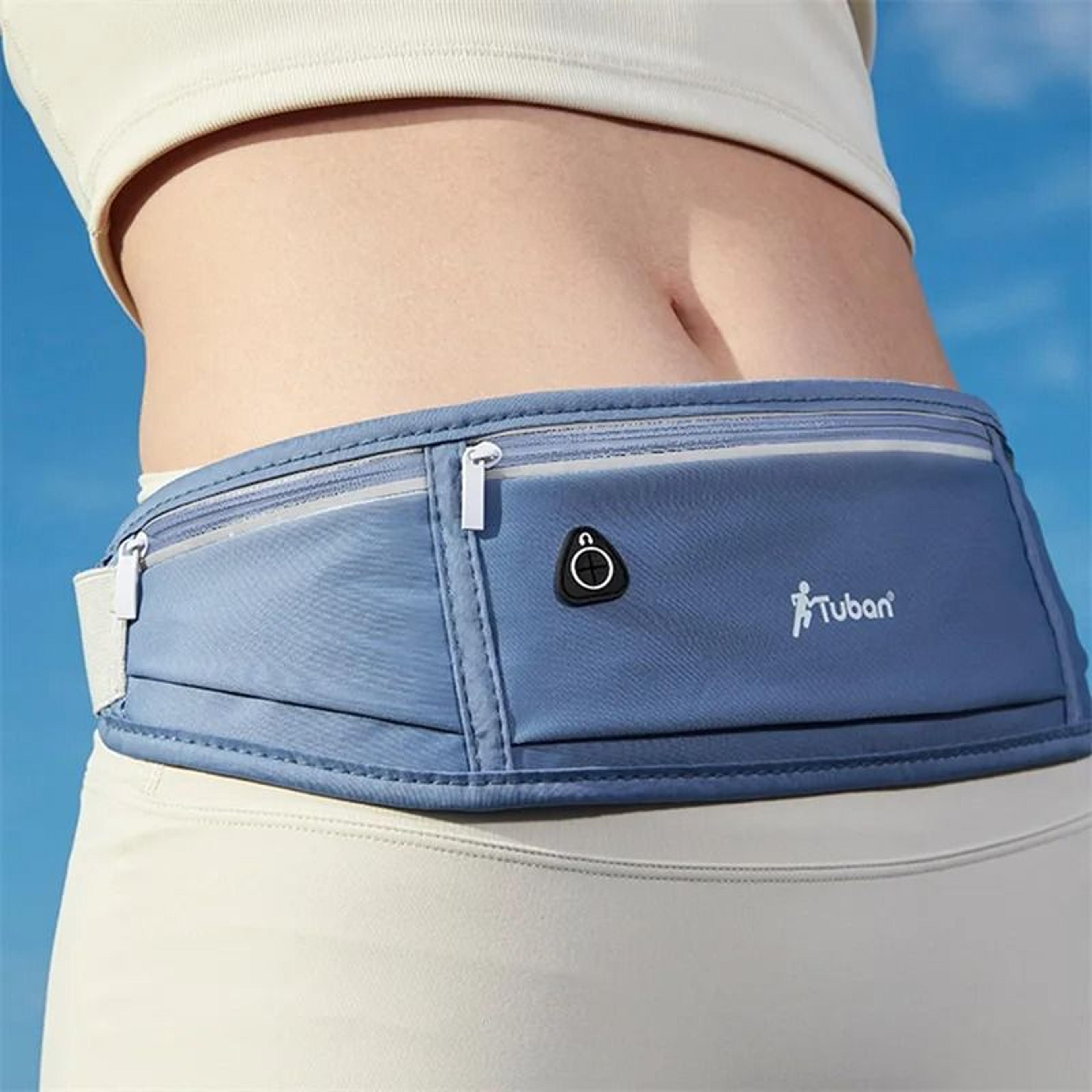 invisible waterproof running waist bag | slim sports fanny pack for men & women
