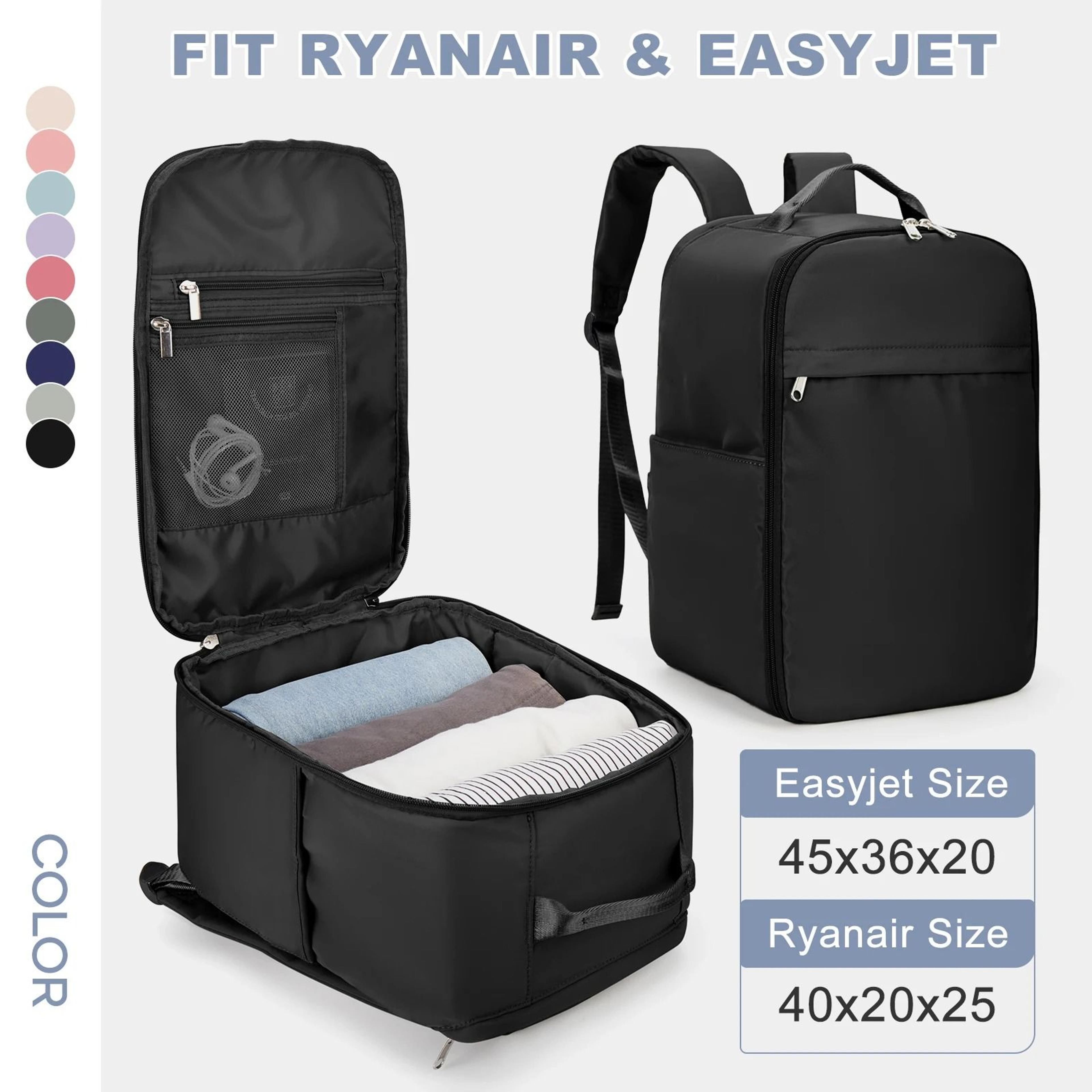 approved flight size cabin backpack | hand luggage for ryanair & easyjet