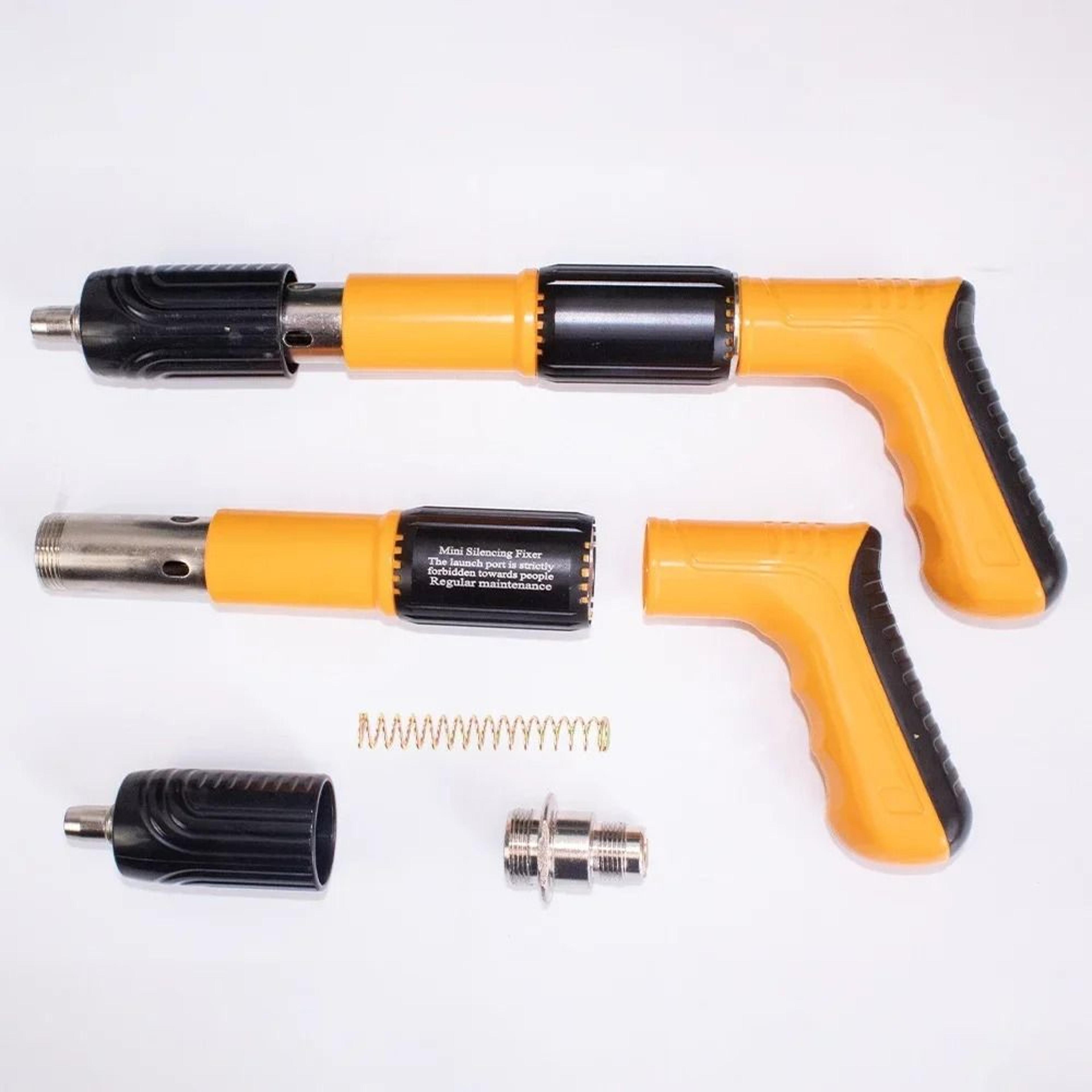 versatile manual steel nail gun | precision fastening for concrete & wood