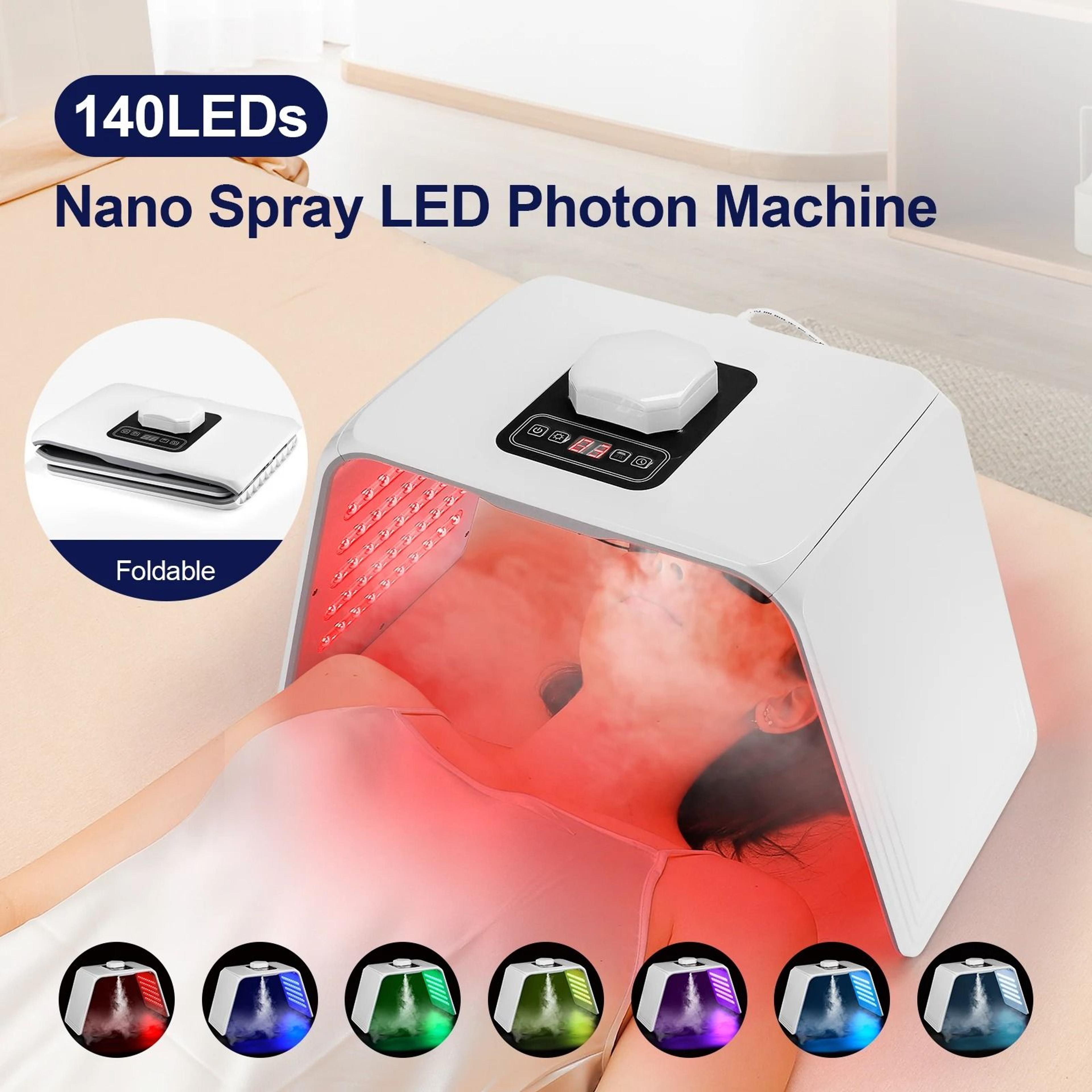 7-color led photon therapy & nano spray facial system
