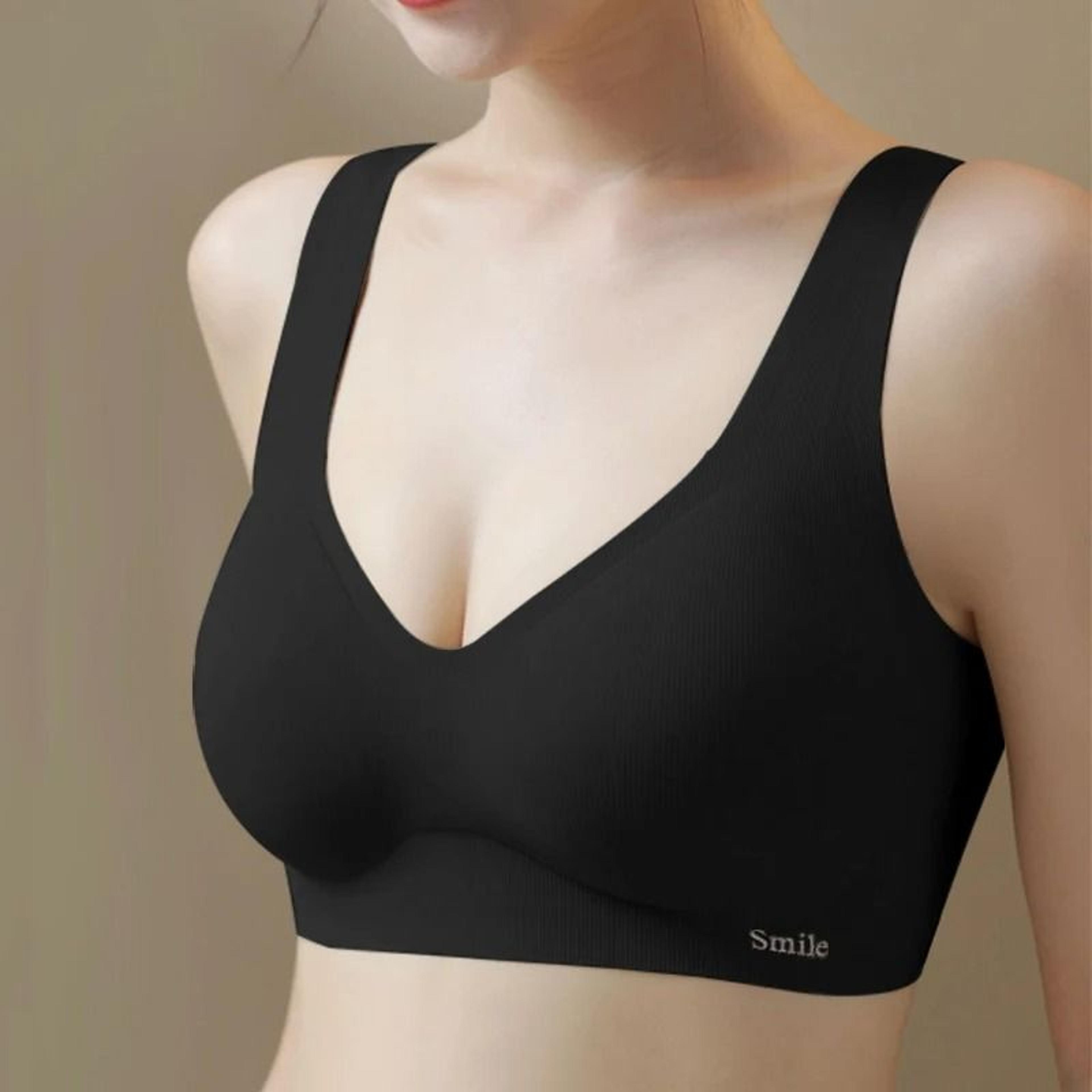 seamless jelly support comfort sports bra