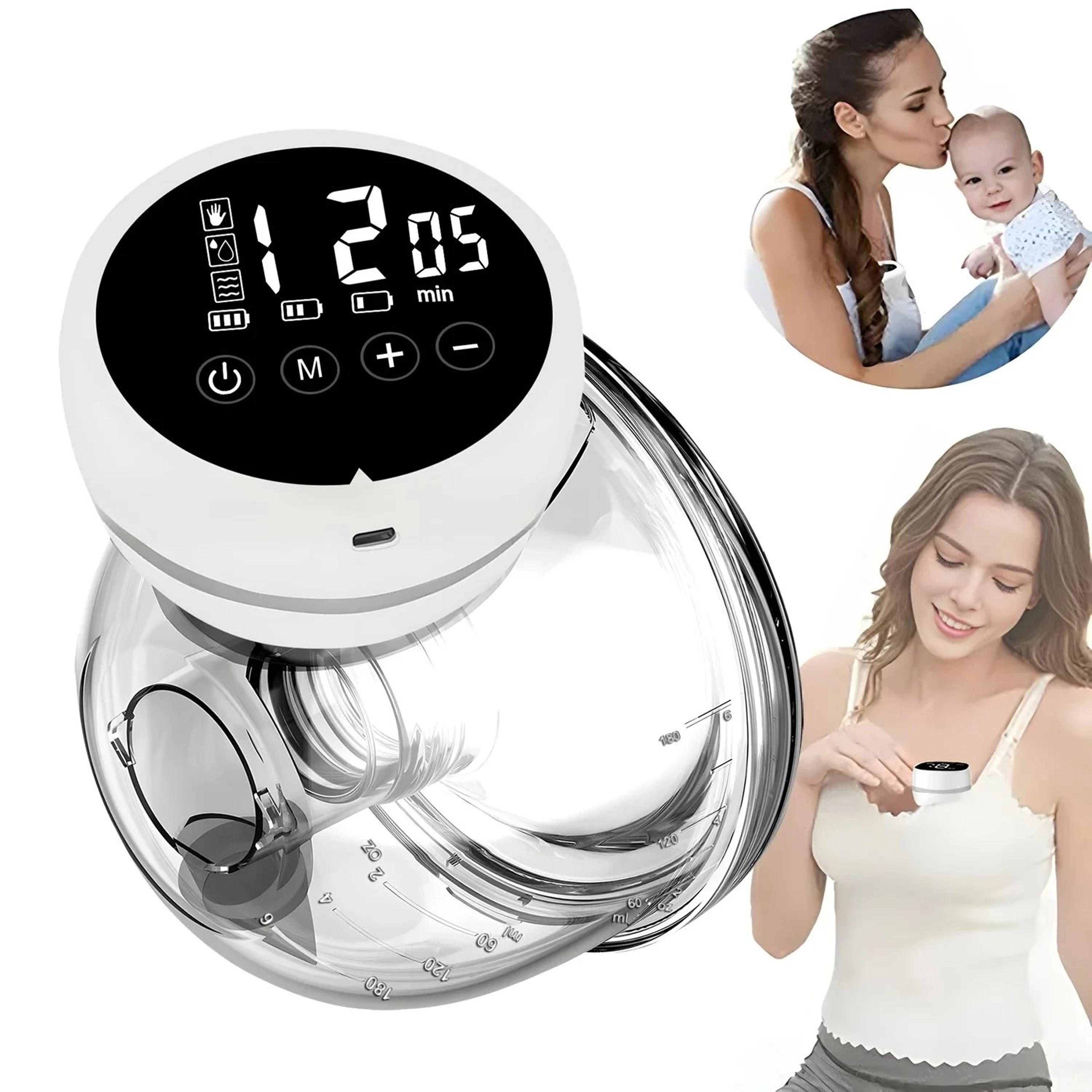 hands-free portable wearable electric breast pump