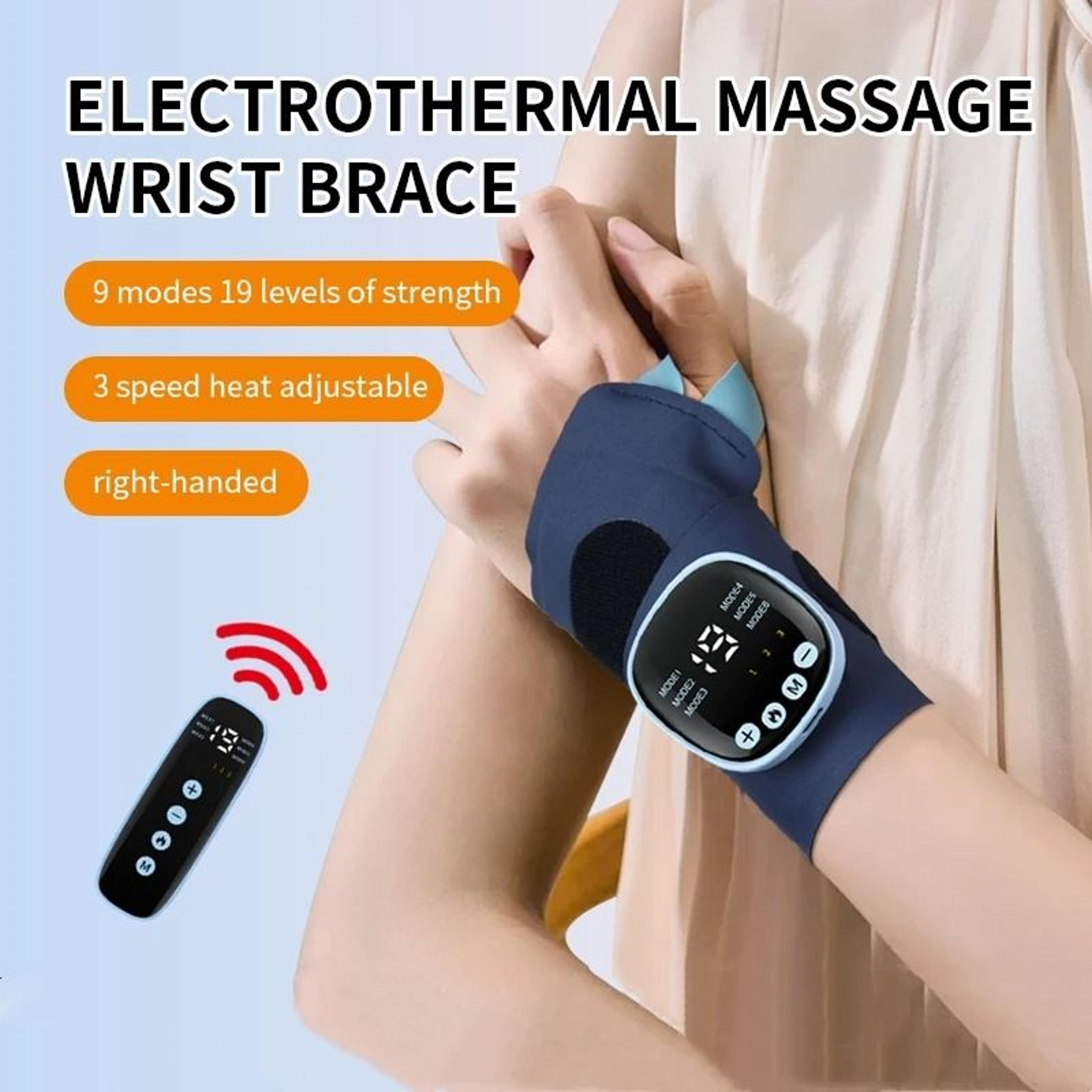 cordless heat & vibration wrist massager