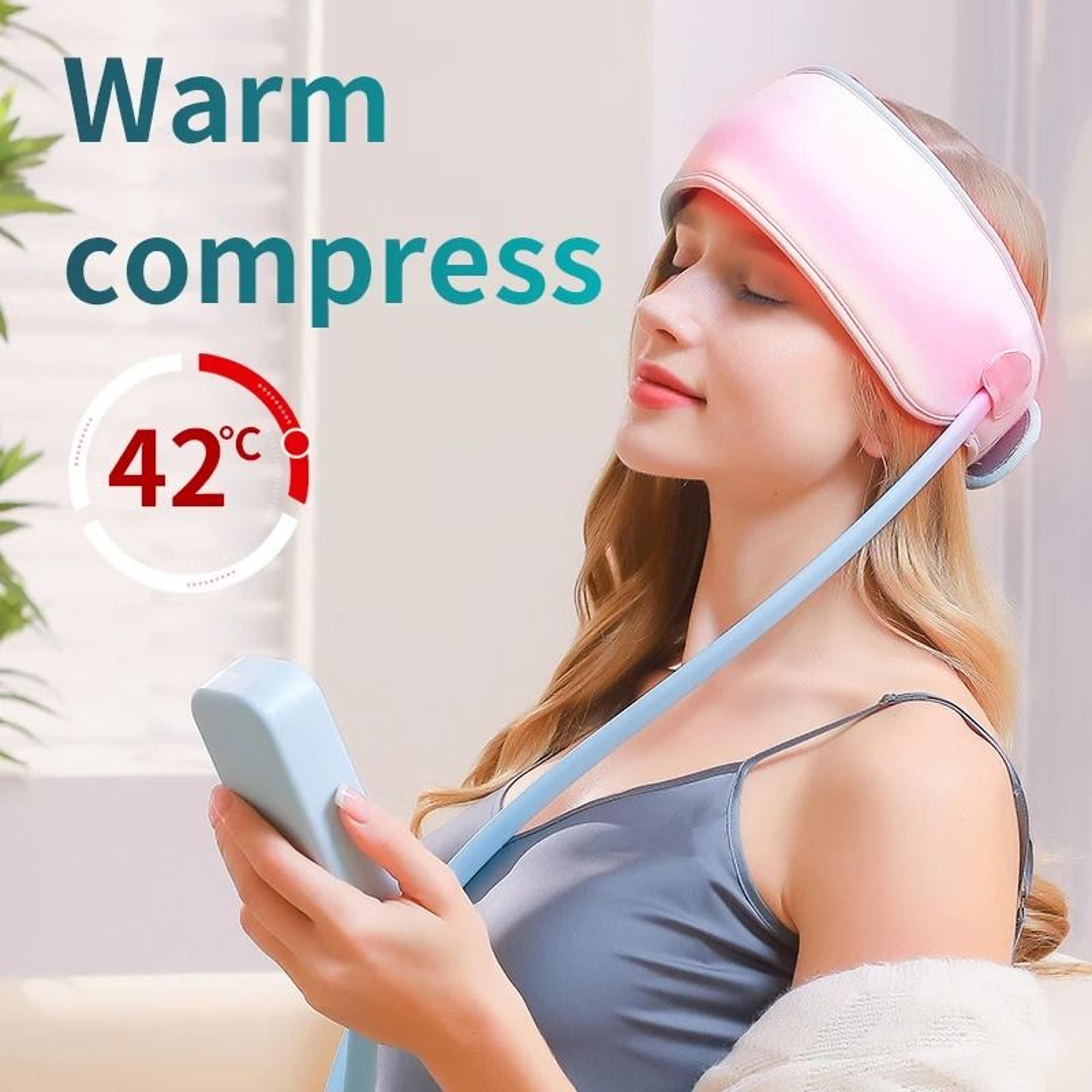 deep relaxation air compression sleep aid head massager