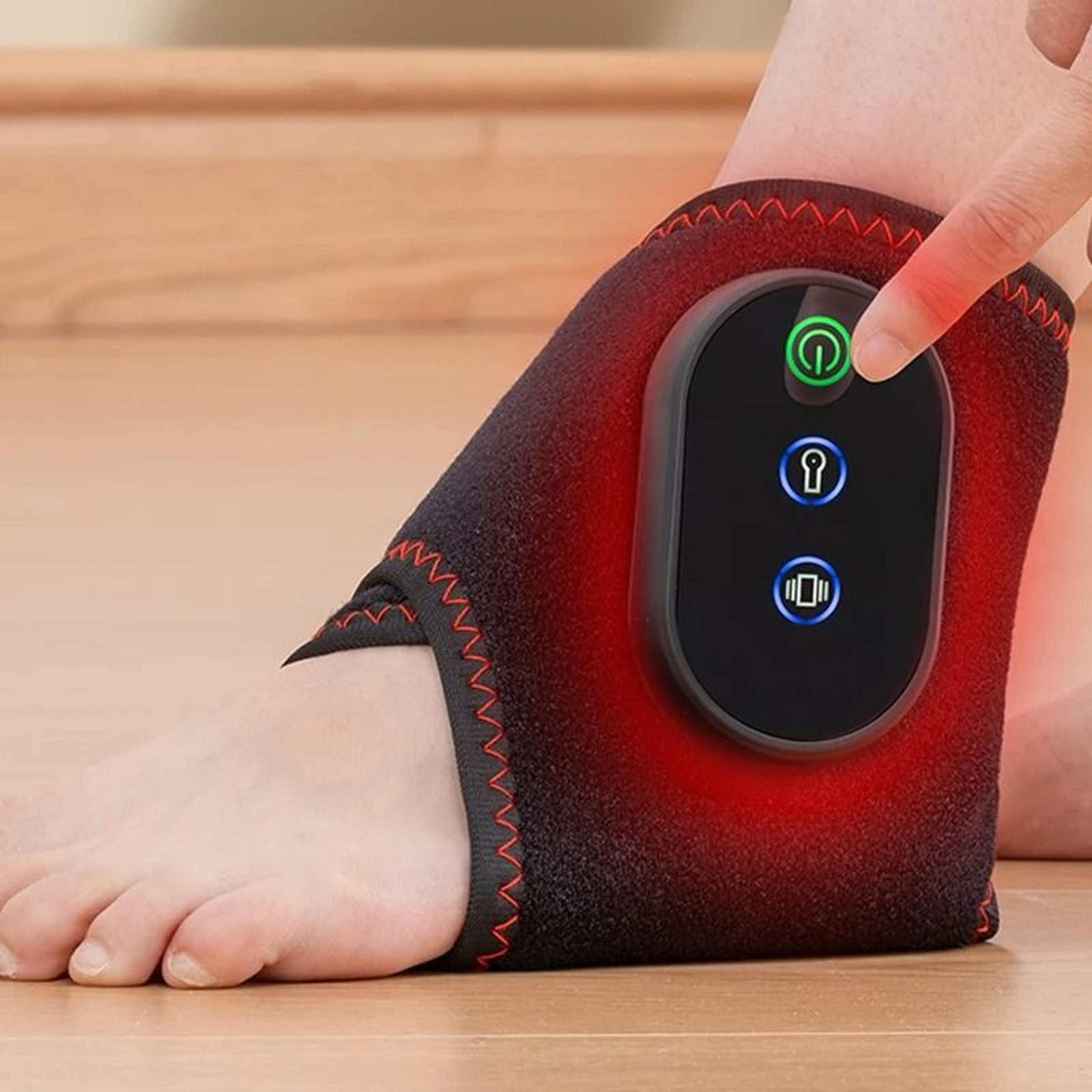 intelligent thermal vibration ankle massager