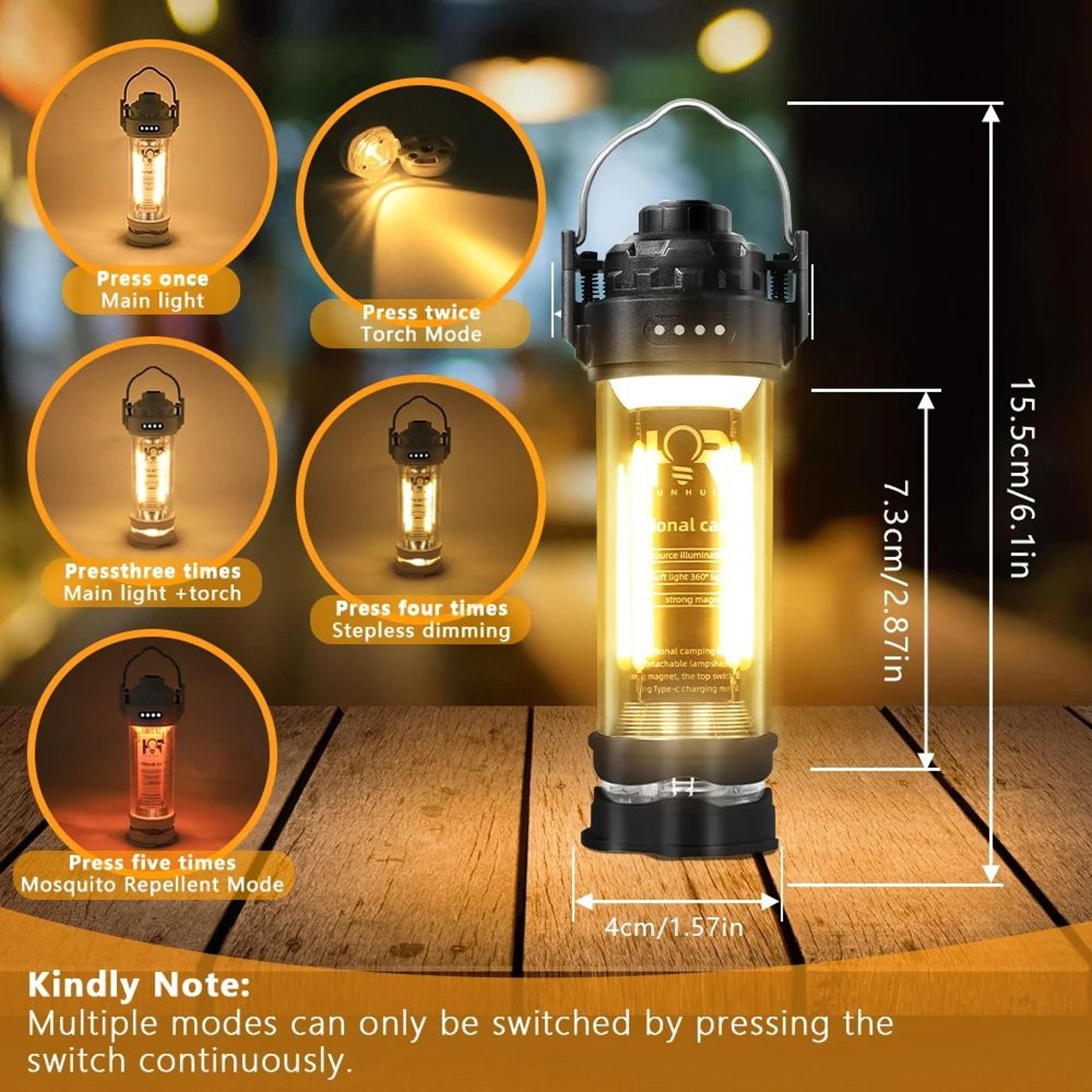 3000mah portable retro adventure lantern