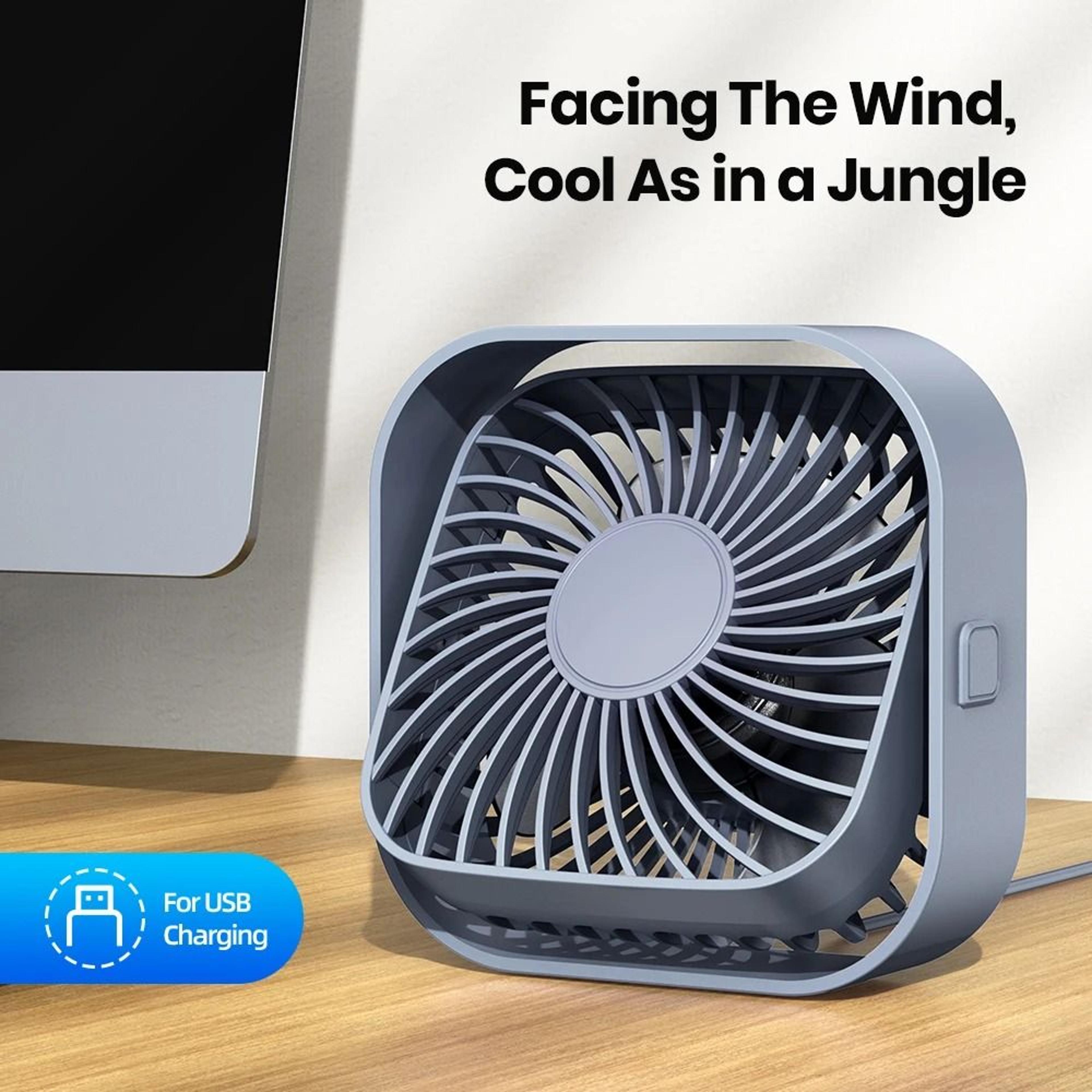 mini portable usb desk & table fan