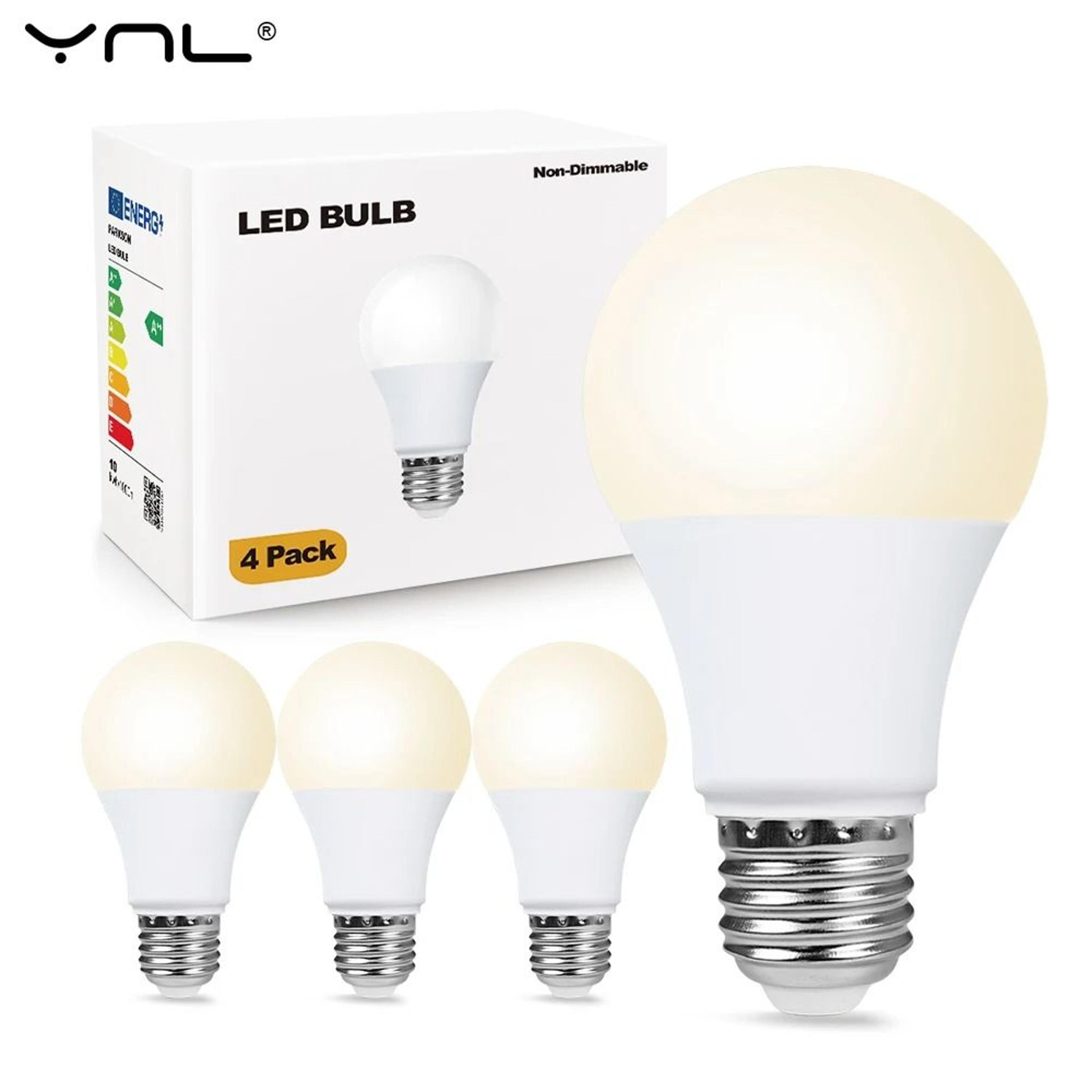 high-efficiency e27 led bulb set