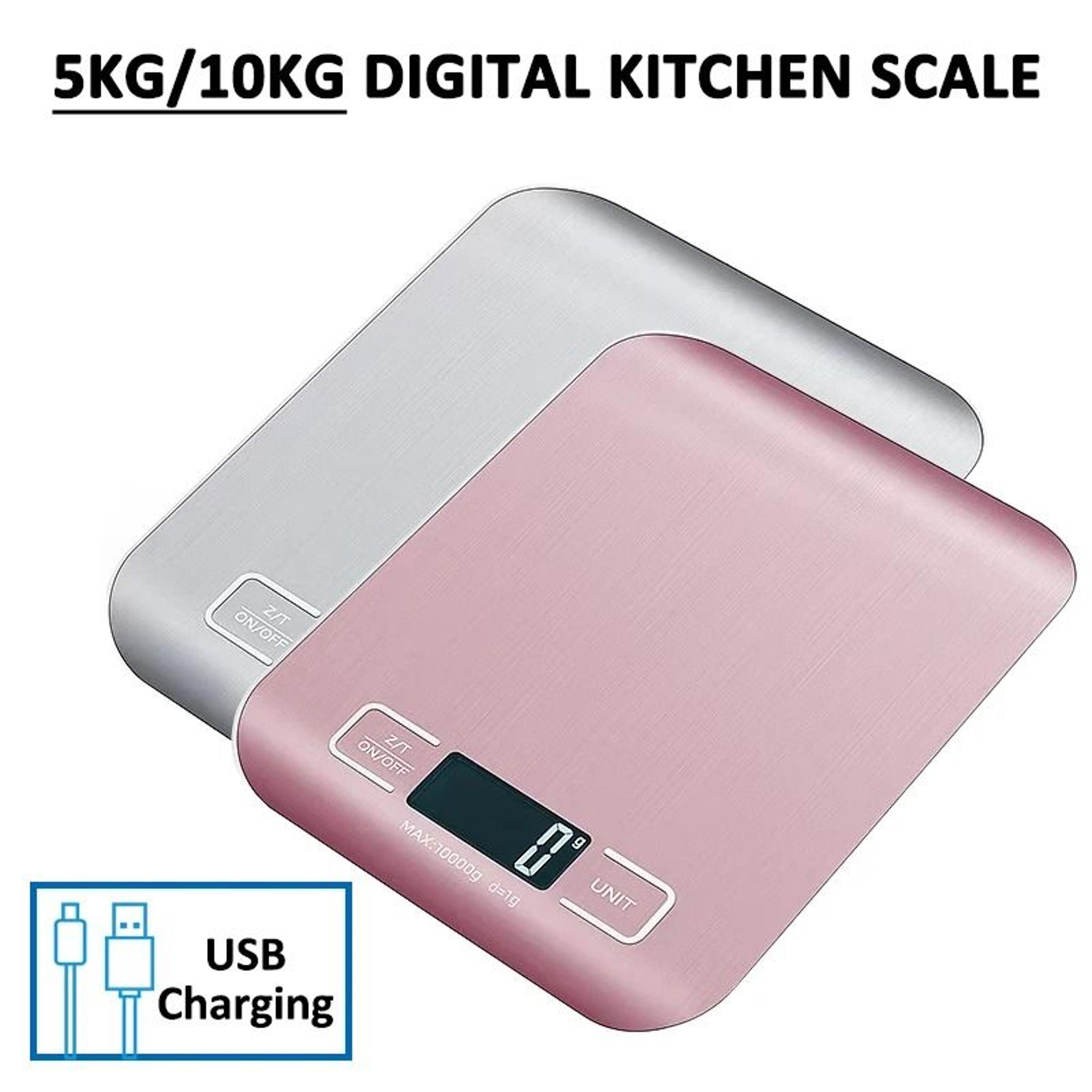 digital stainless steel kitchen scale