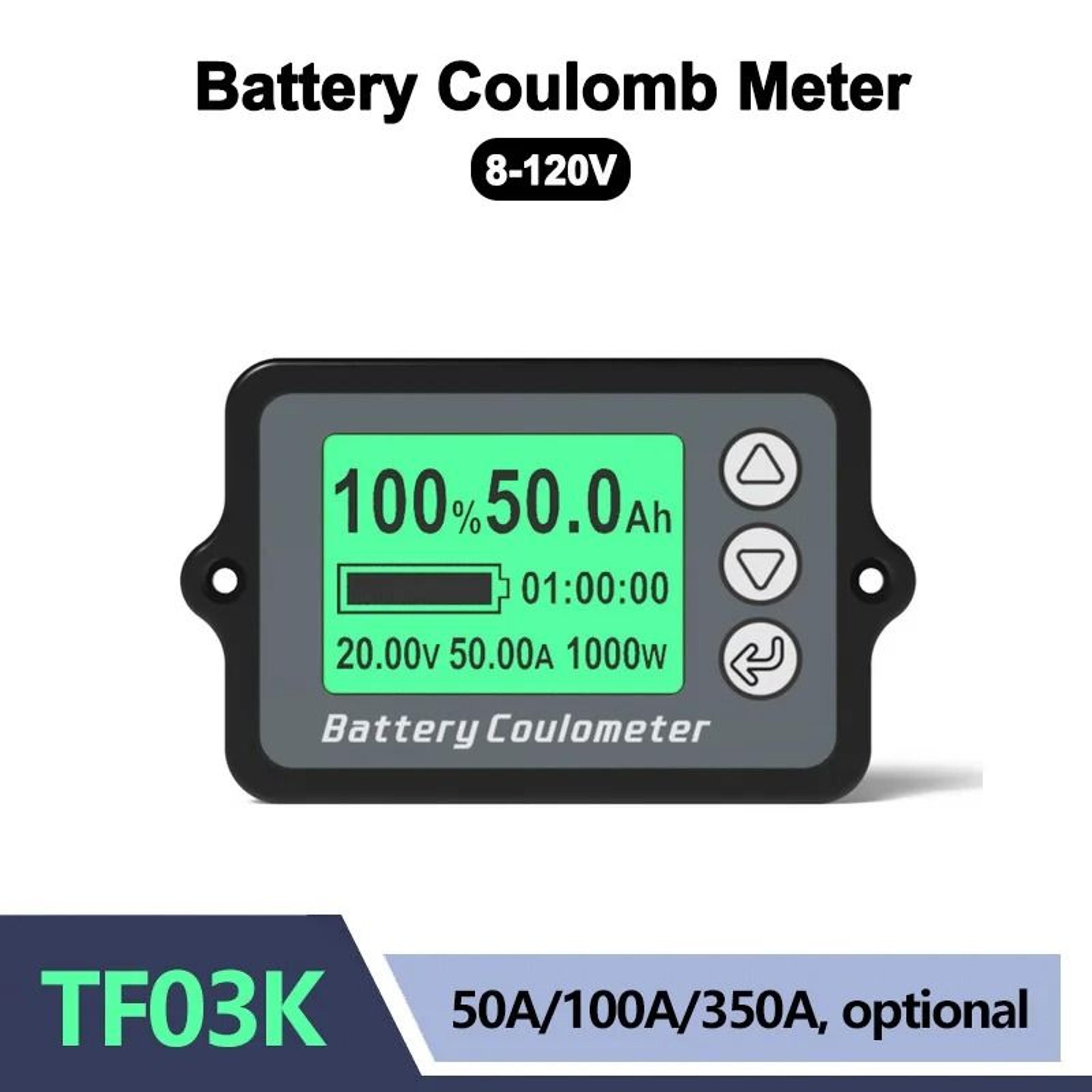 tk15 coulomb meter & battery capacity tester