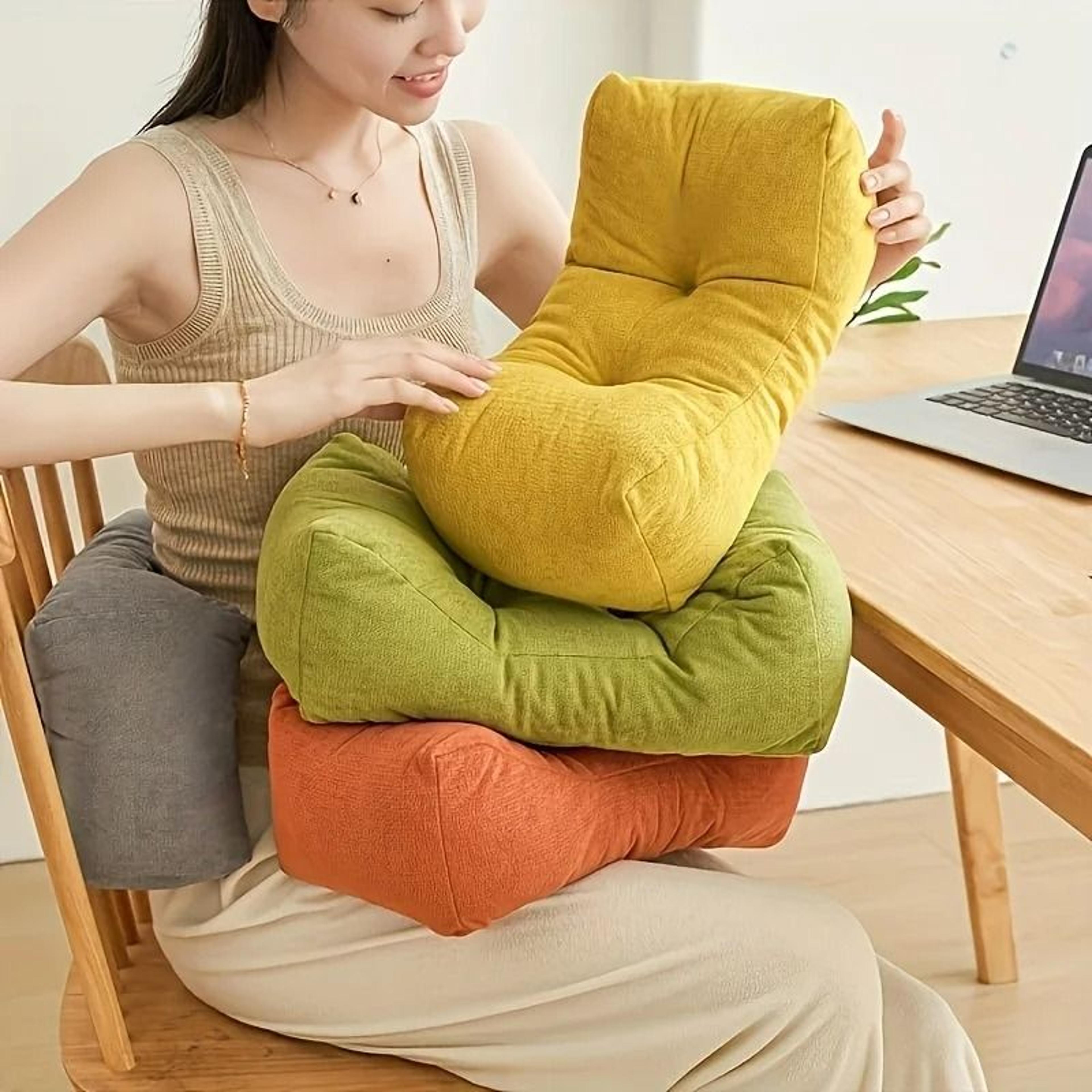 ergonomic memory foam lumbar support pillow