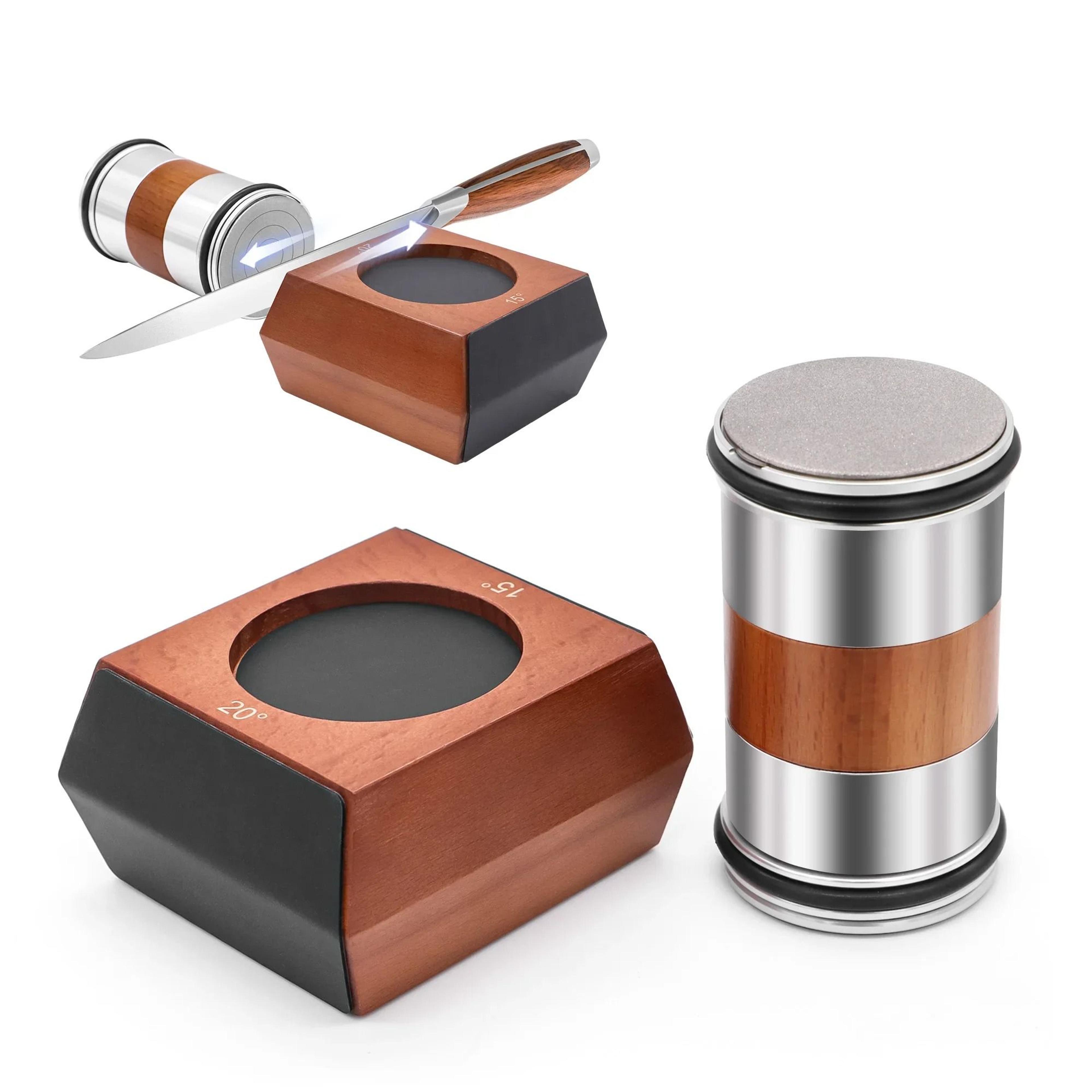 magnetic rolling knife sharpener kit