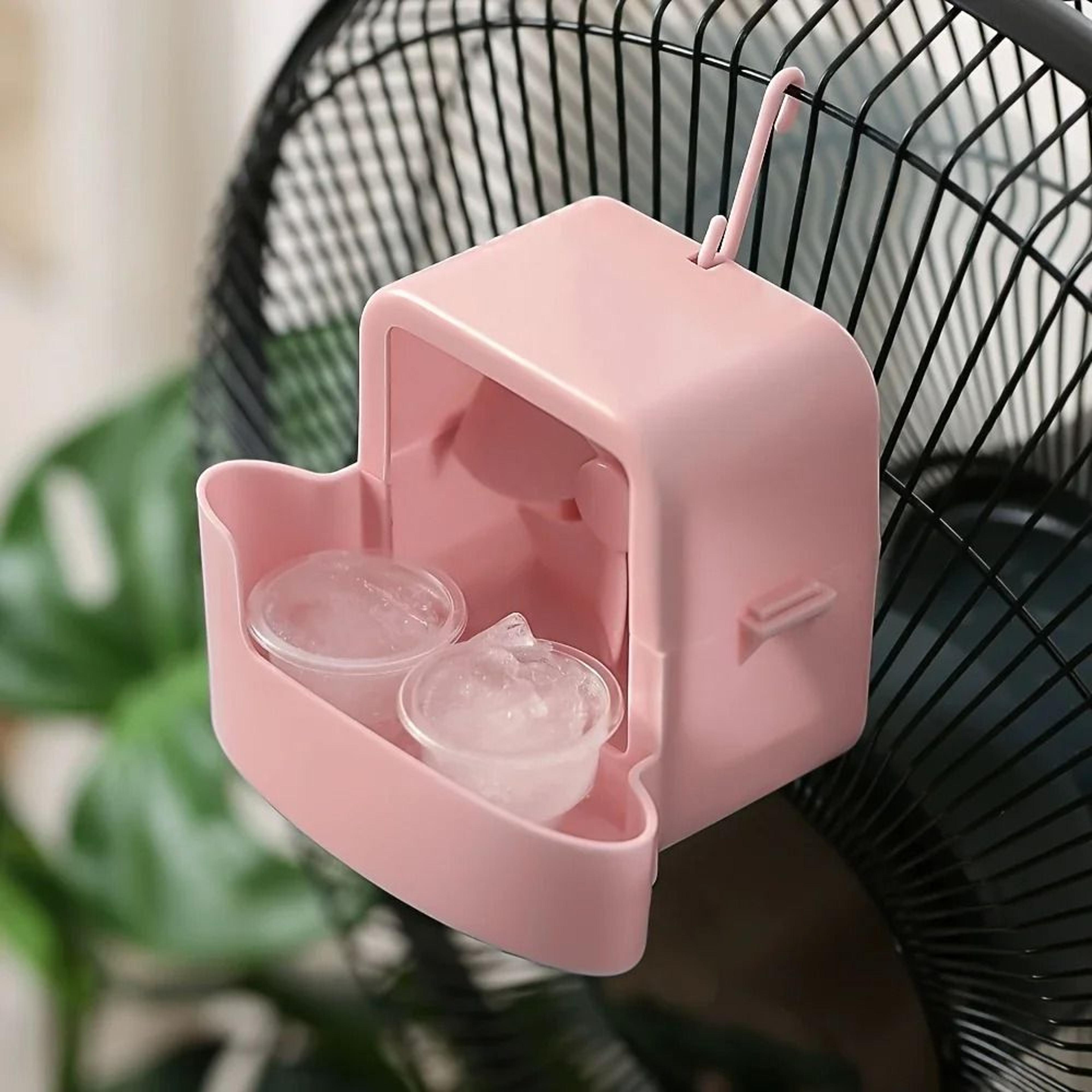 fan cooling kit with reusable ice containers for fast summer relief