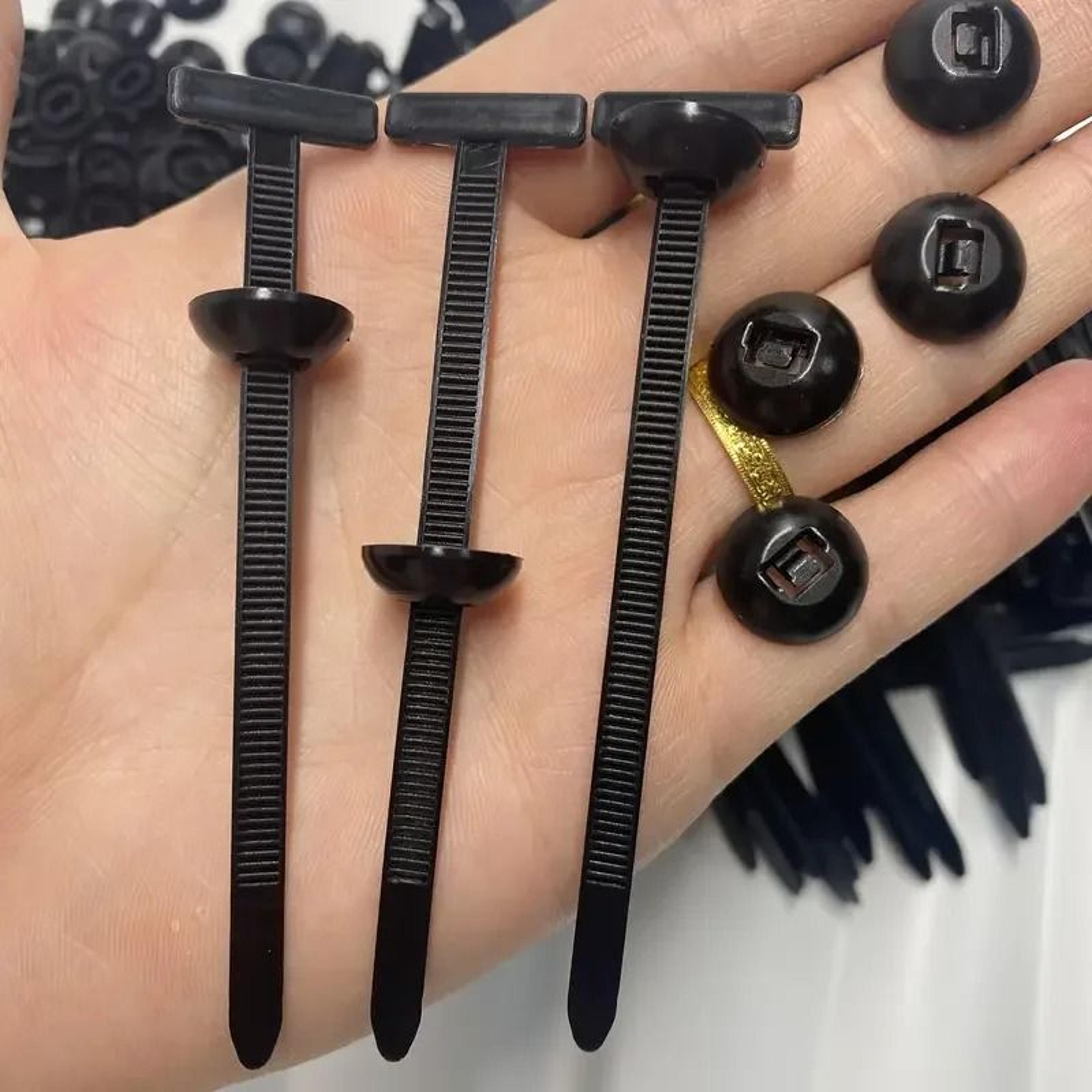 100pcs heavy-duty self-locking nylon cable ties – high-strength fasteners for home, office & industrial use