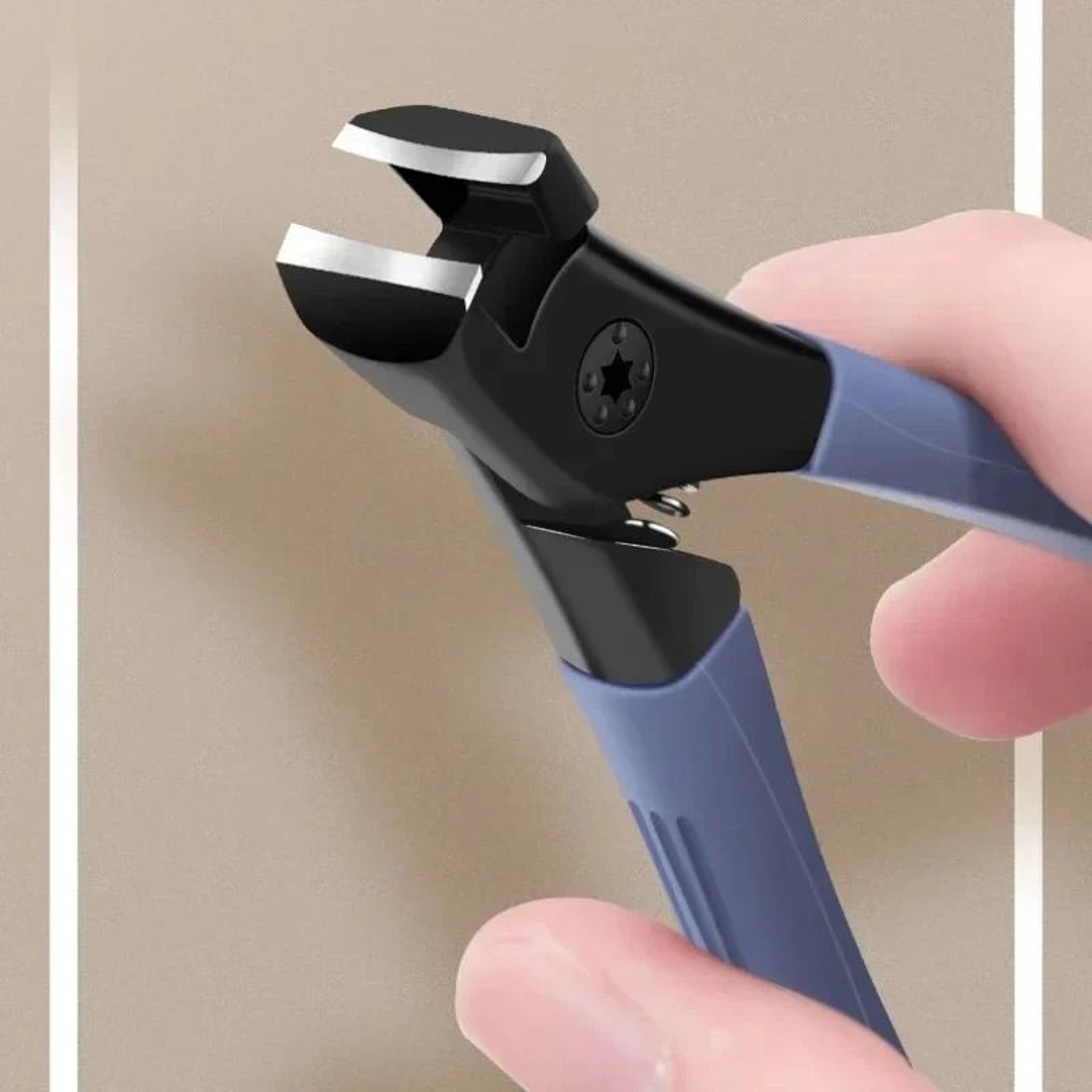 heavy-duty anti-splash nail clippers – large precision cutter for thick & hard nails