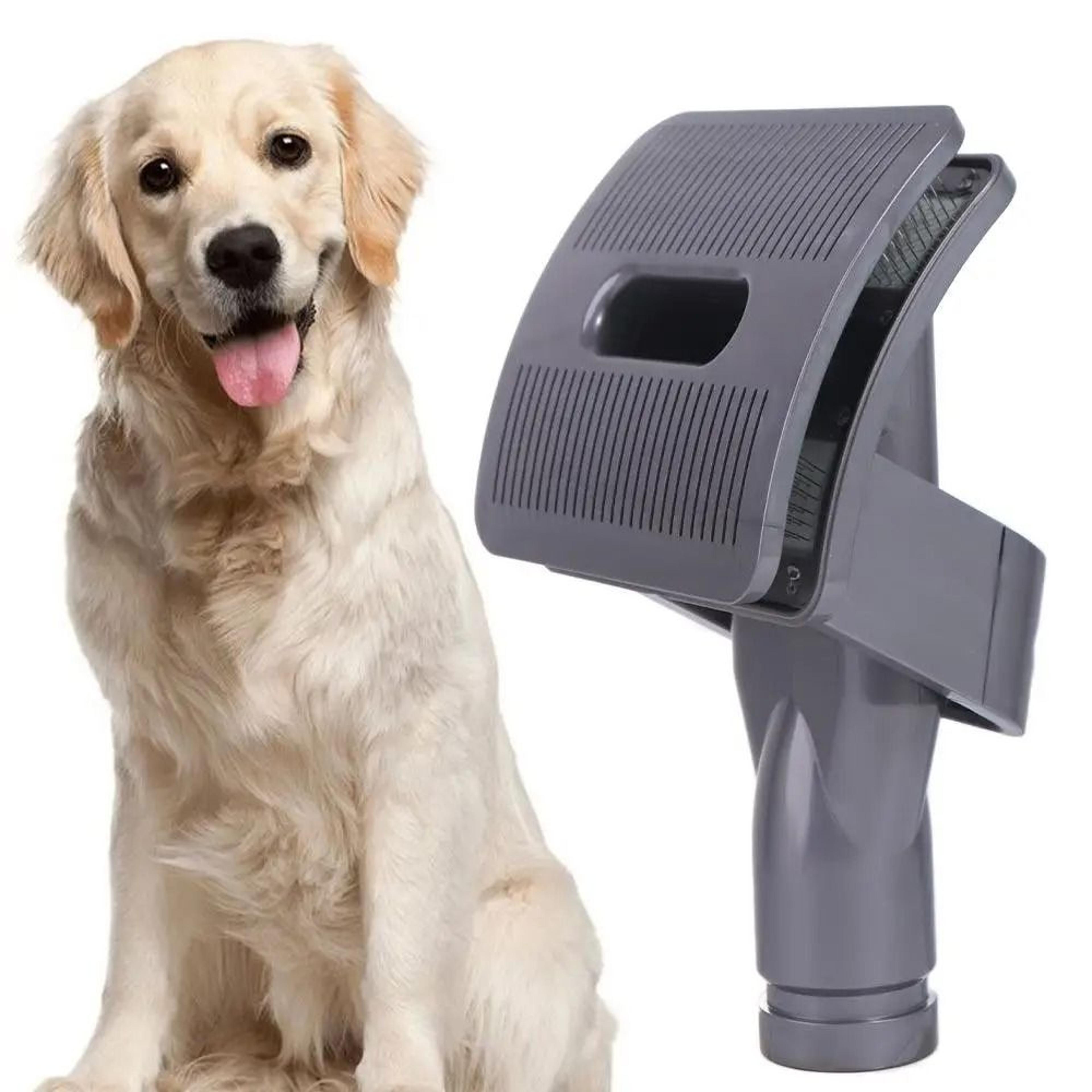 handheld pet grooming vacuum – portable hair collector and massaging brush