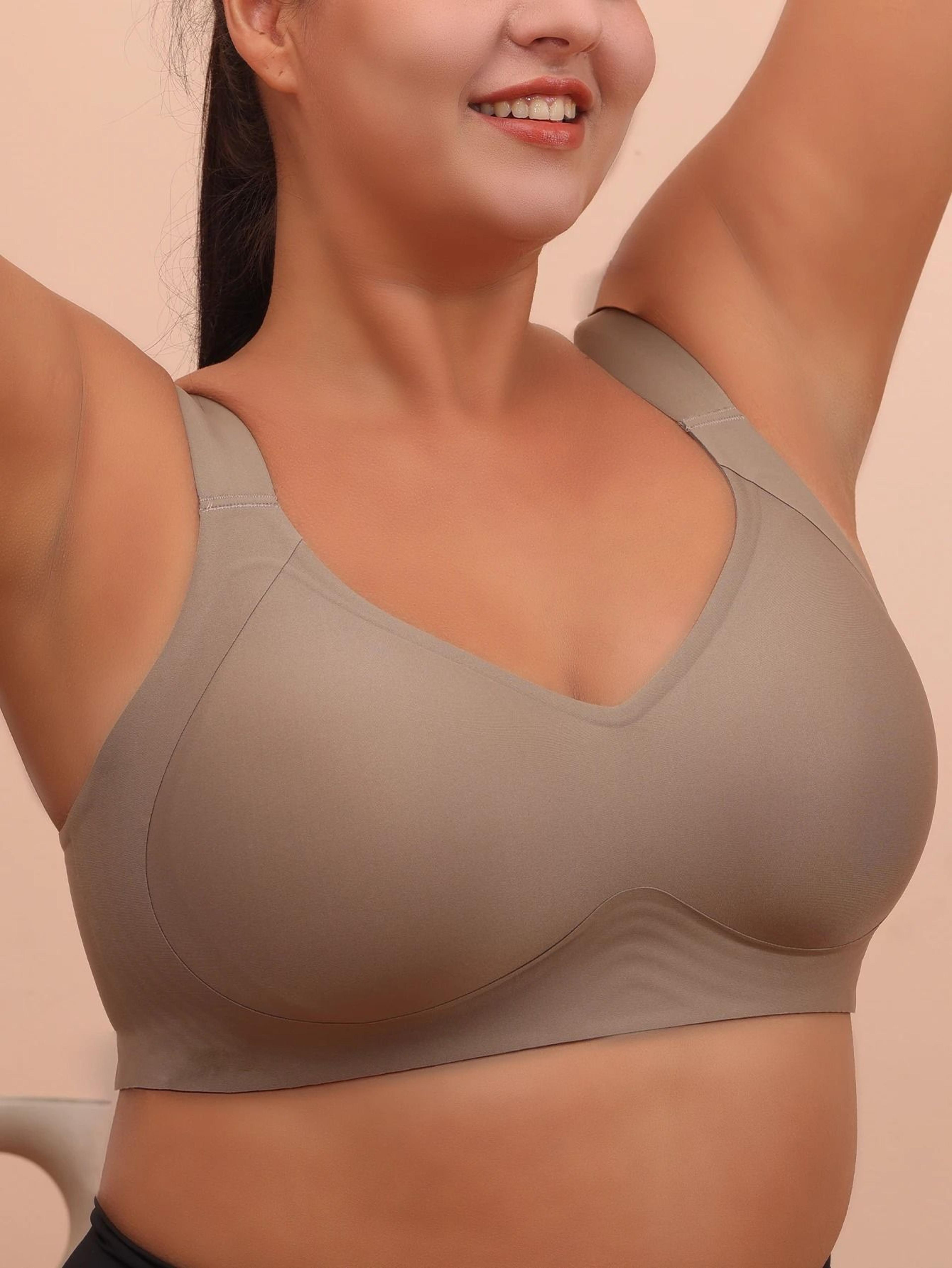 big breasted sleeping bra – seamless plus size anti-sagging yoga & exercise vest