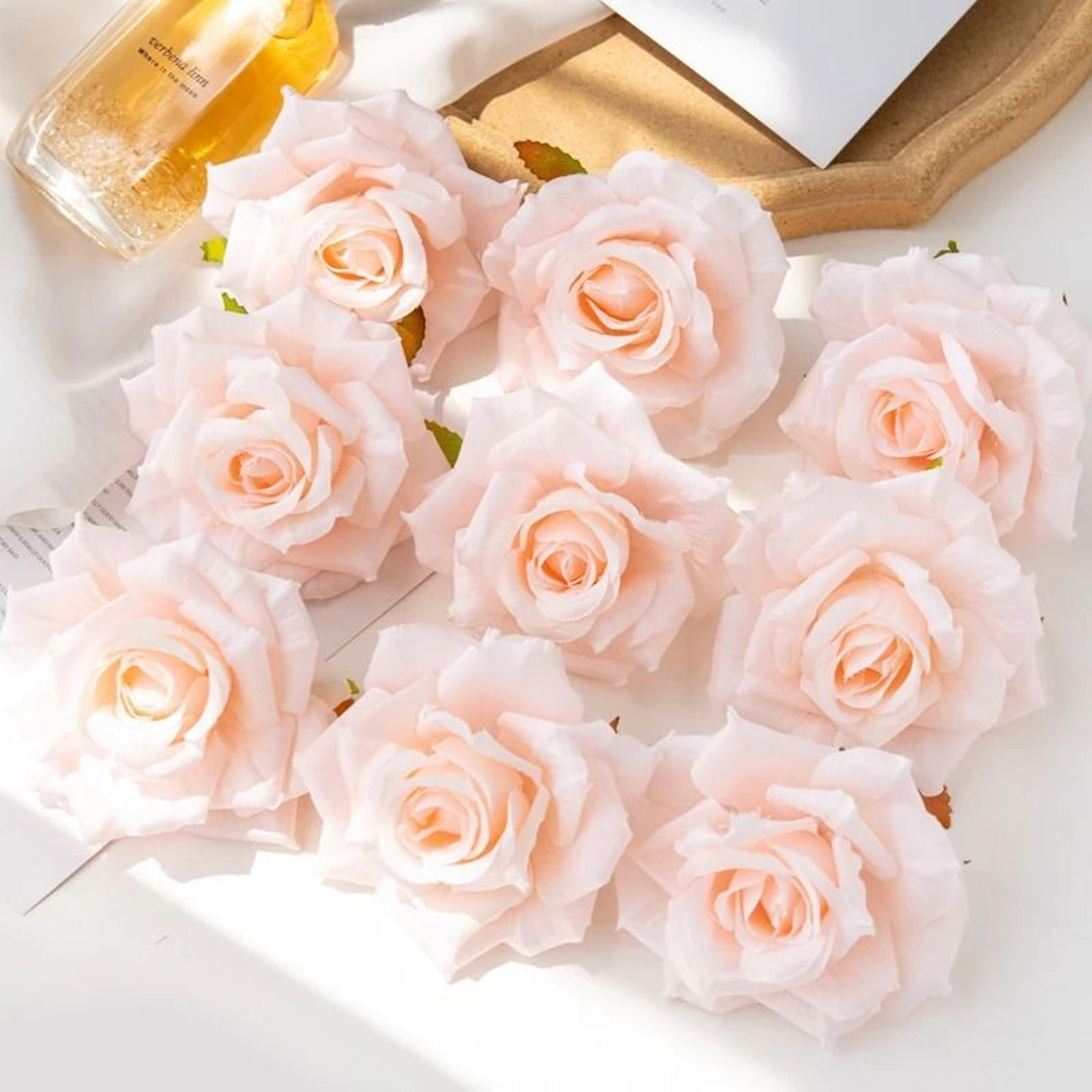 heritage silk grand rose heads