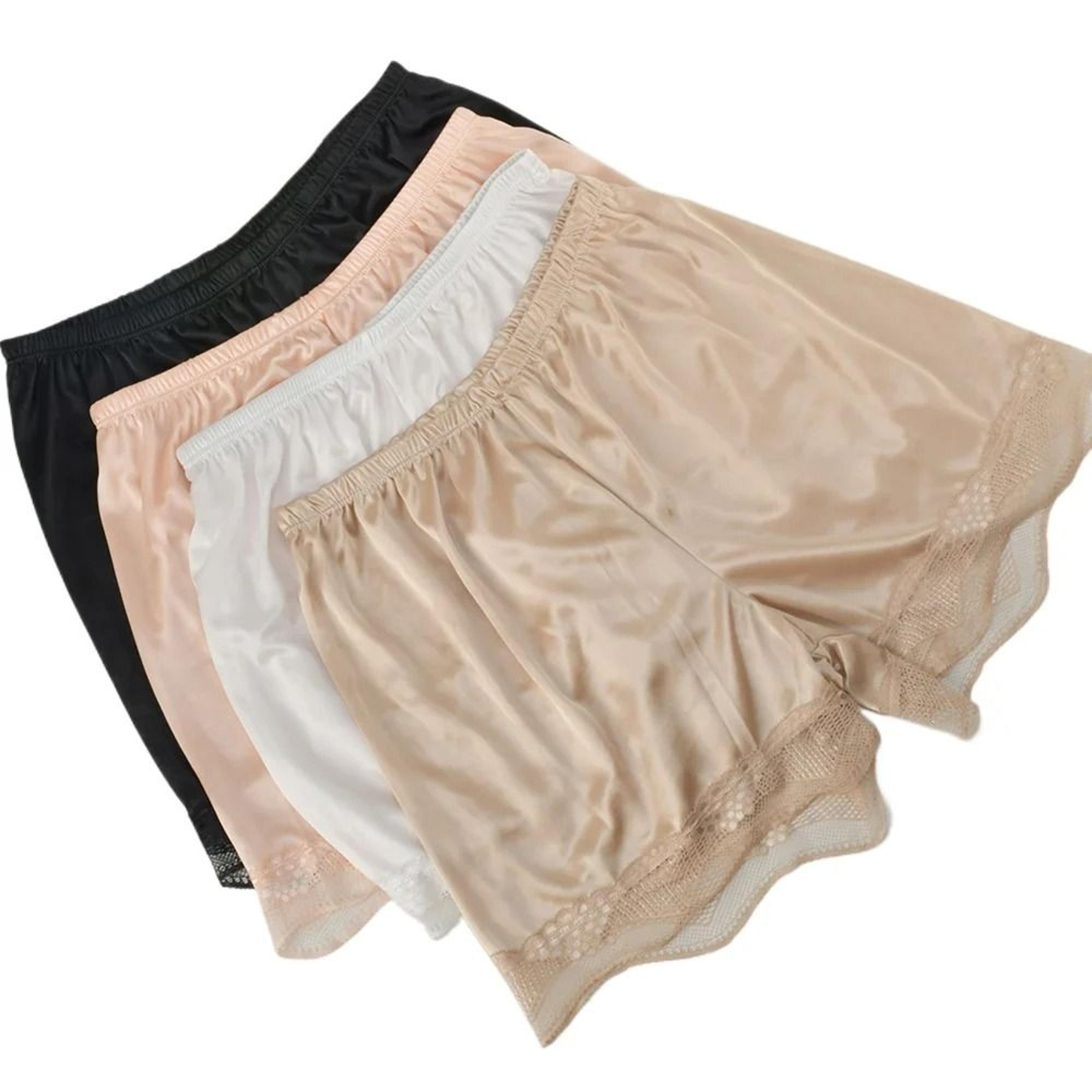 luxe satin silk sleep shorts – breathable ultra-soft lounge wear