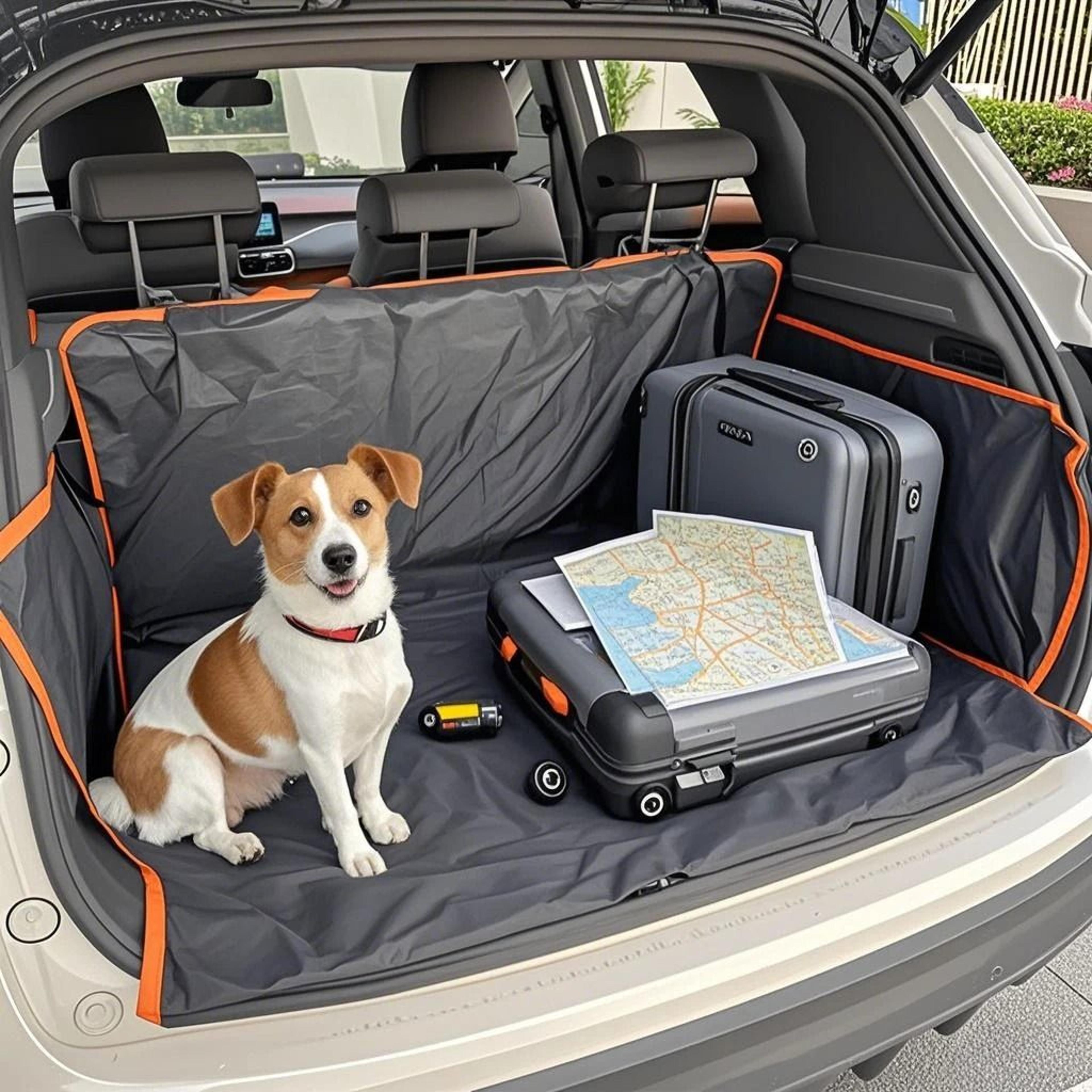 universal waterproof suv cargo liner – heavy-duty trunk protection
