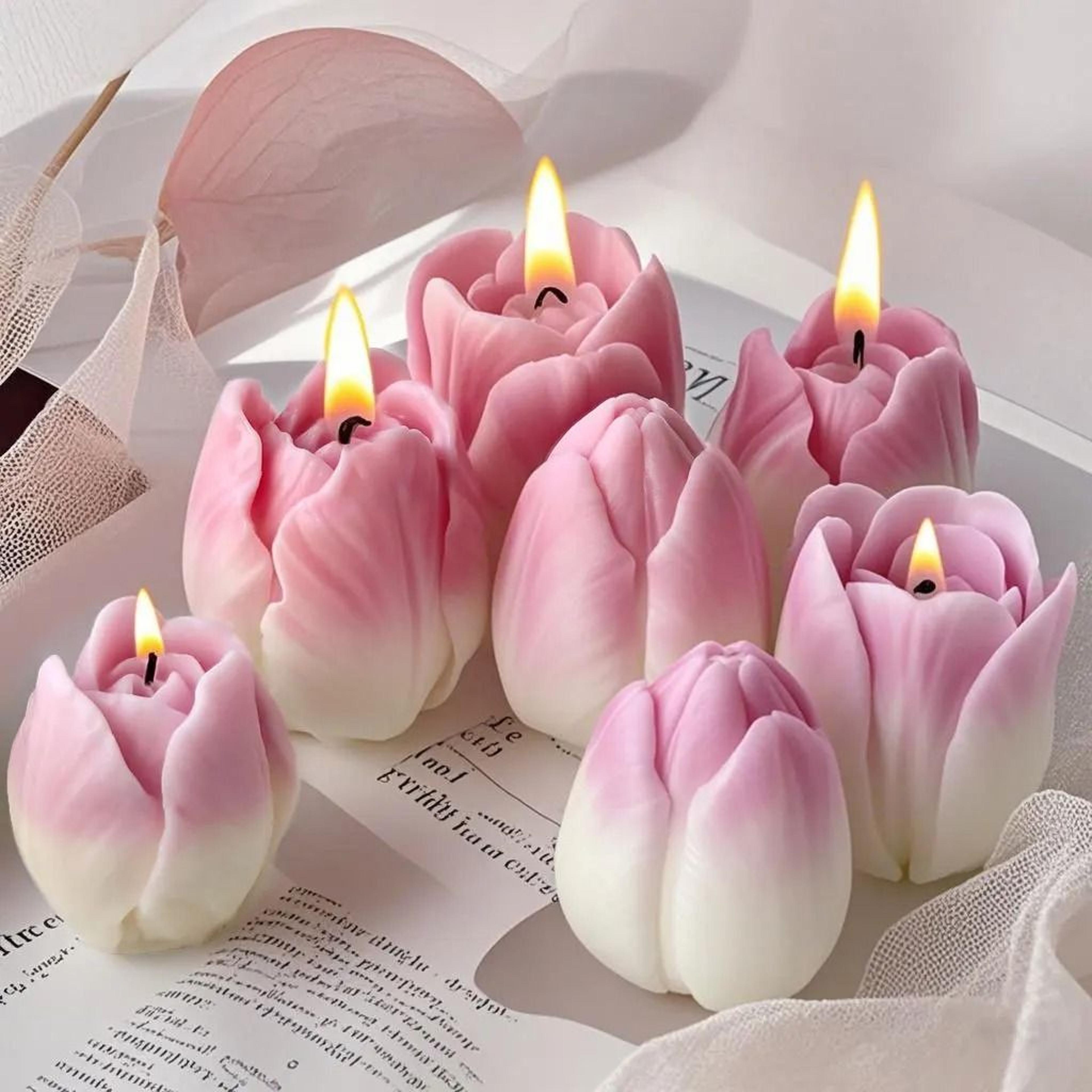 diy tulip silicone mold – versatile handmade crafting & baking tool