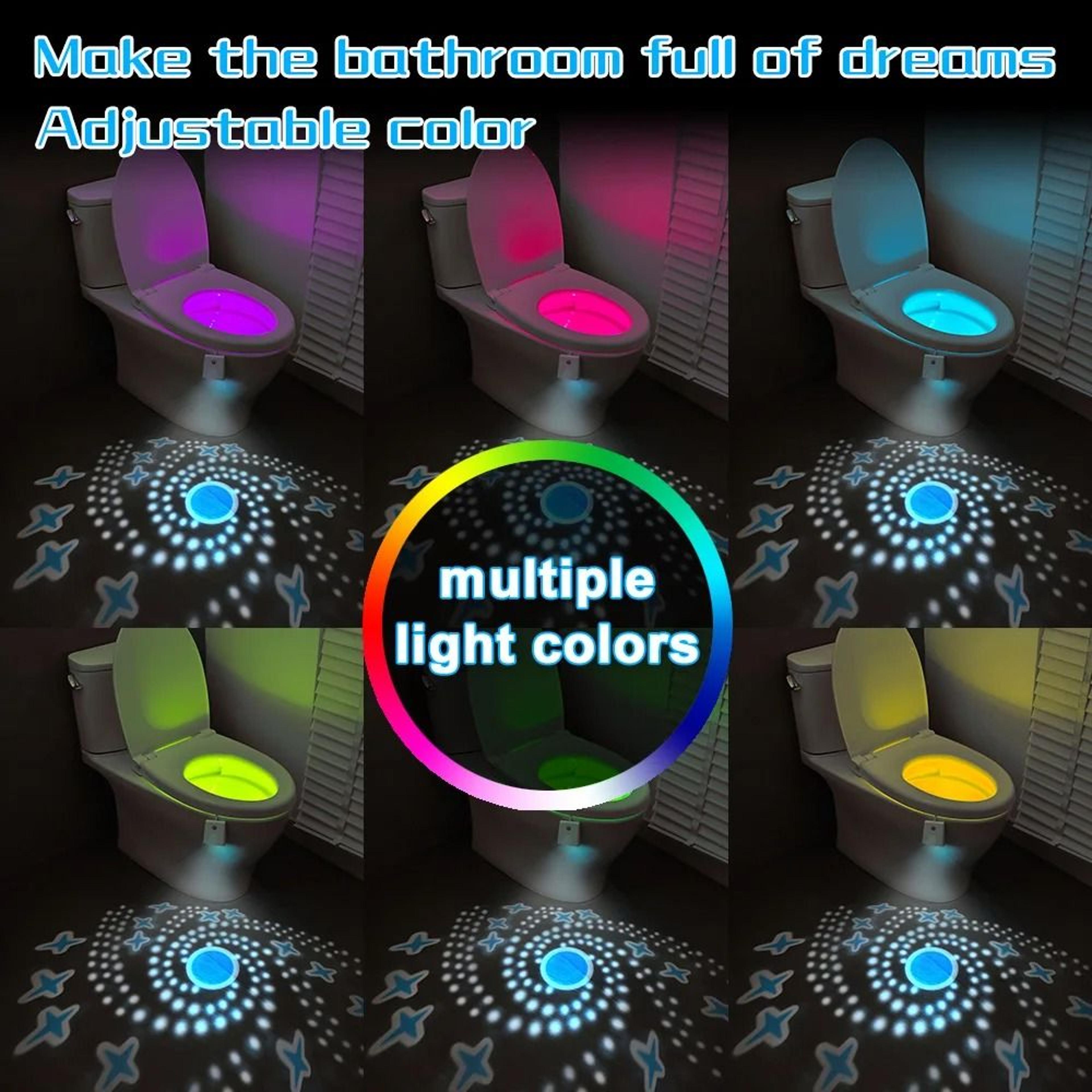 gemini said toilet night light projector – smart motion-sensing bathroom decor