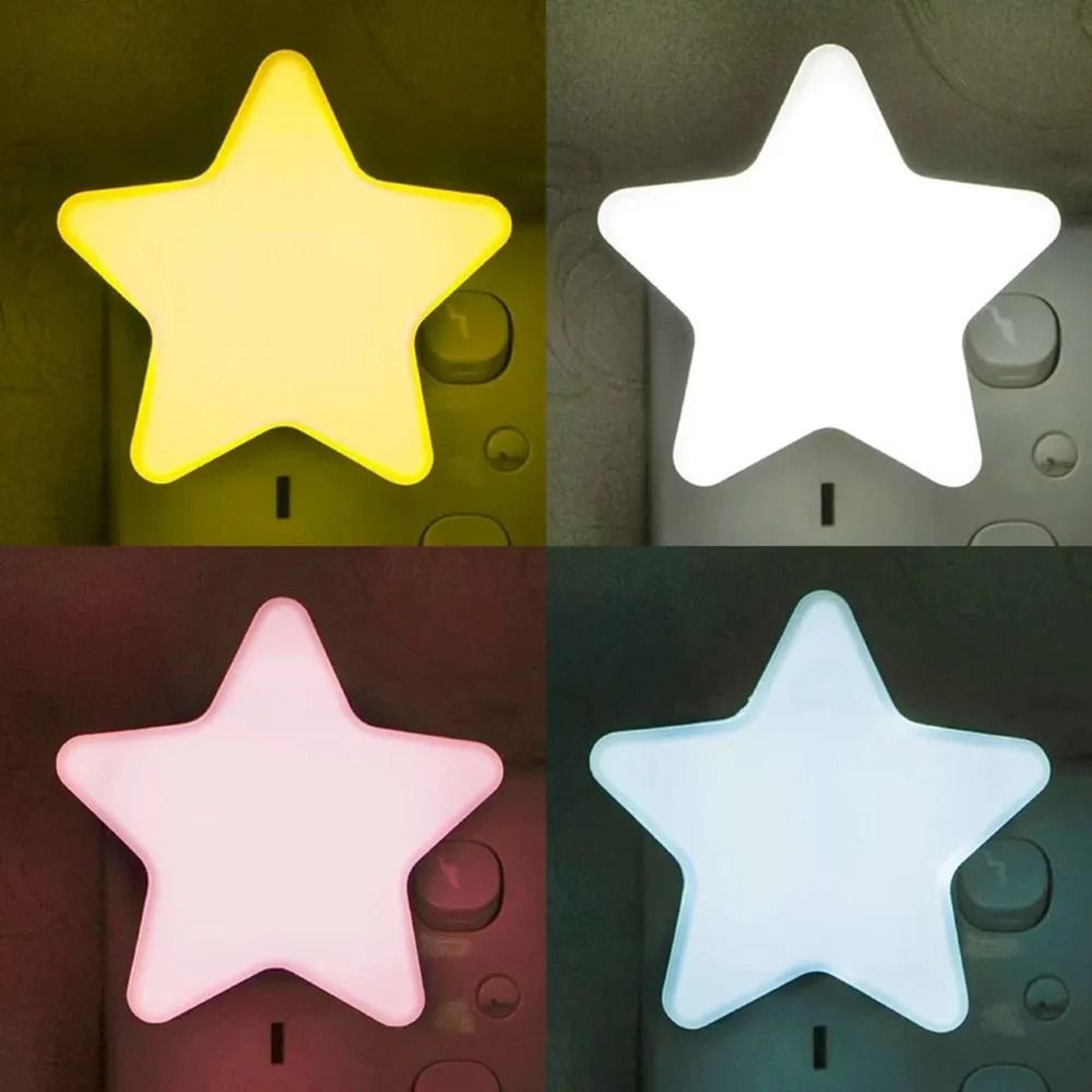 led star night light – charming plug-in home decor