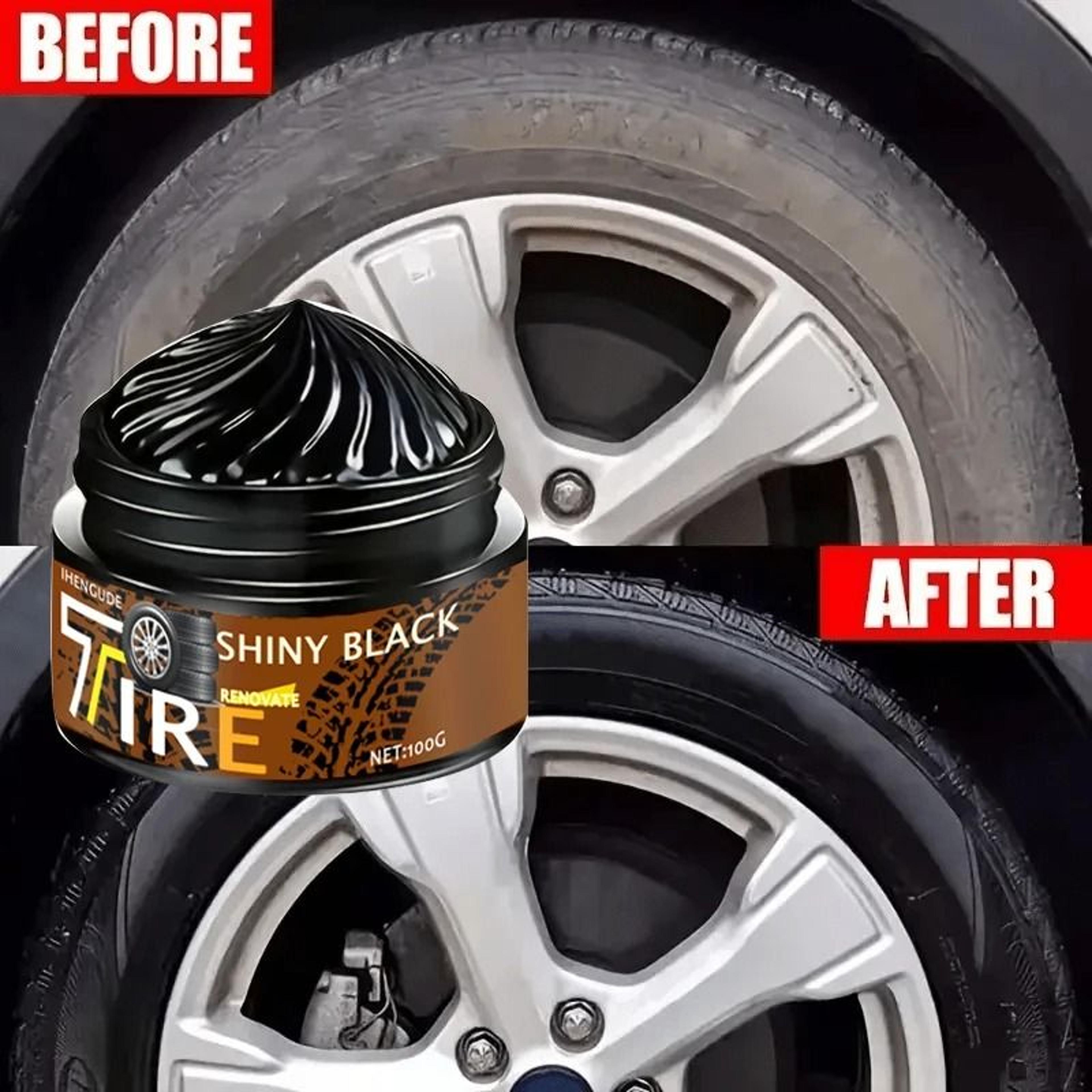 black tire wax & trim restorer