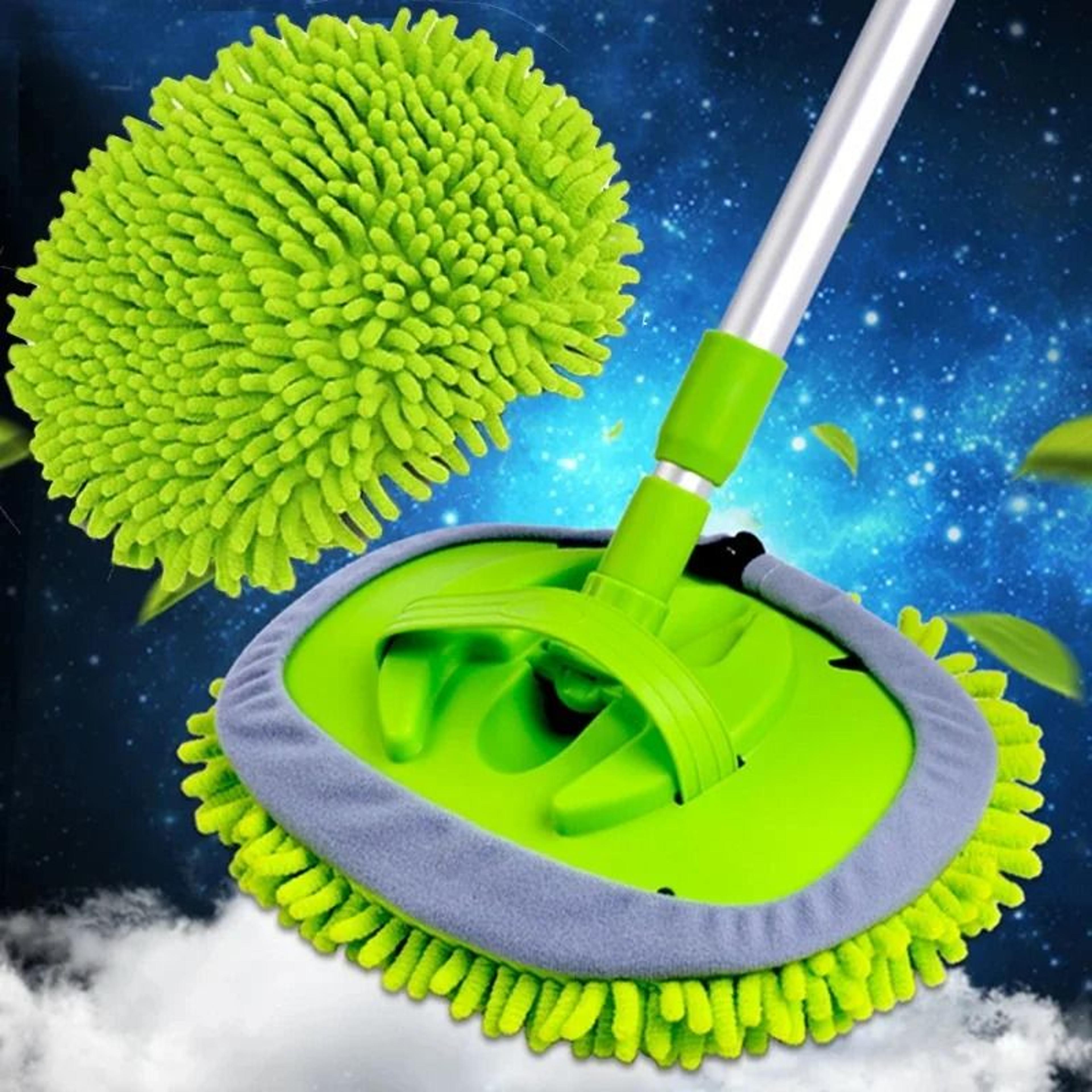 2-in-1 telescoping car wash mop & duster
