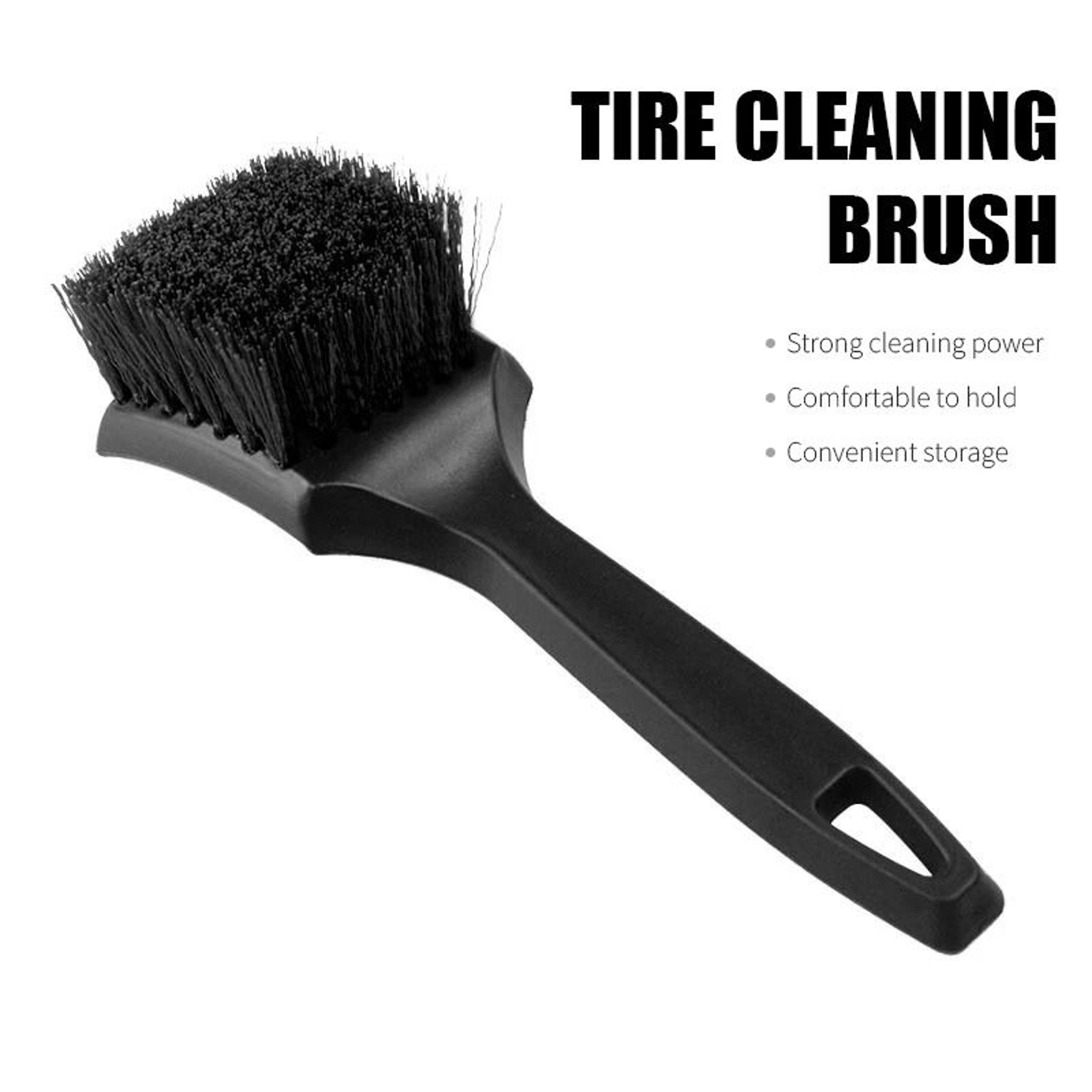 heavy-duty tire & rim scrub brush