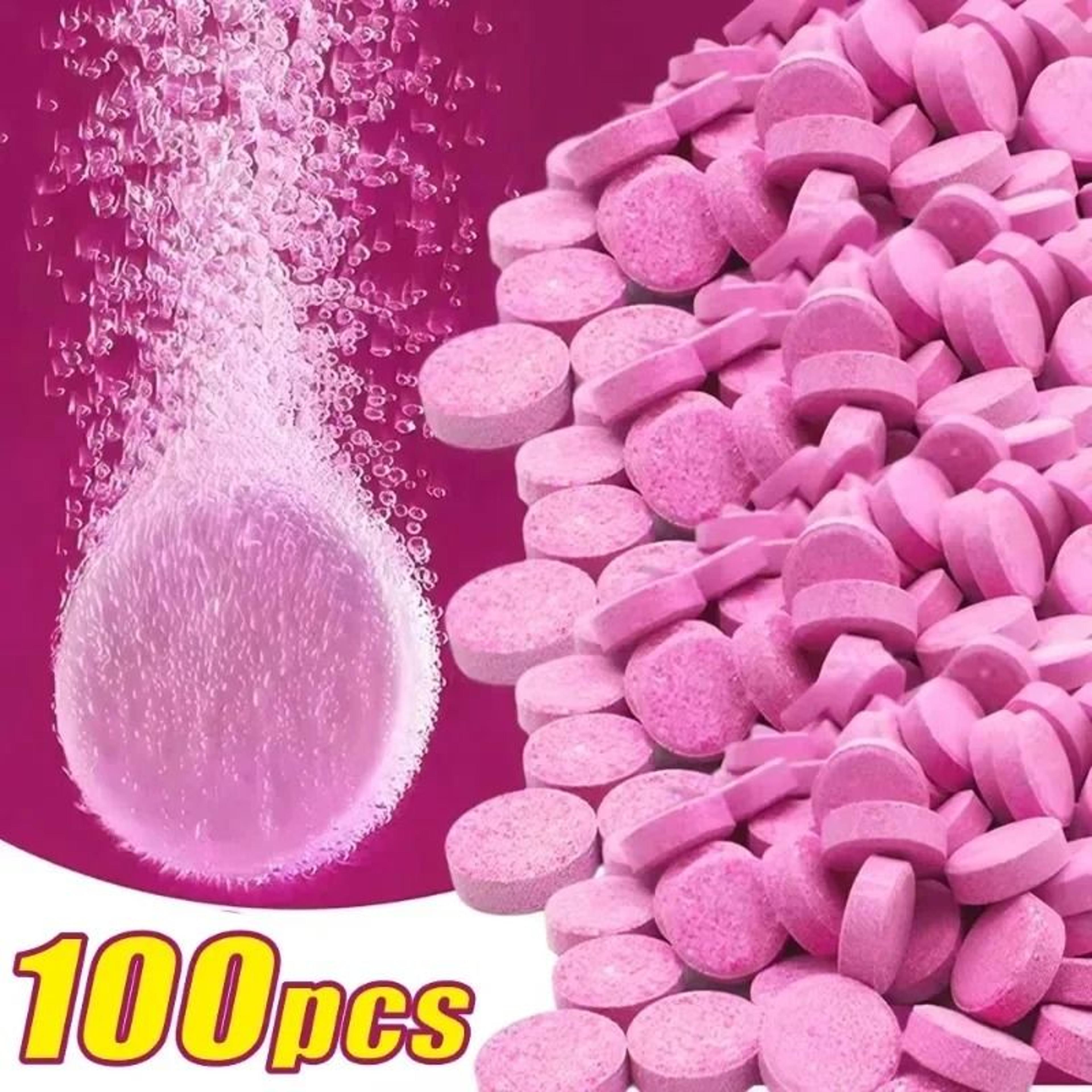 solid effervescent windshield washer tablets