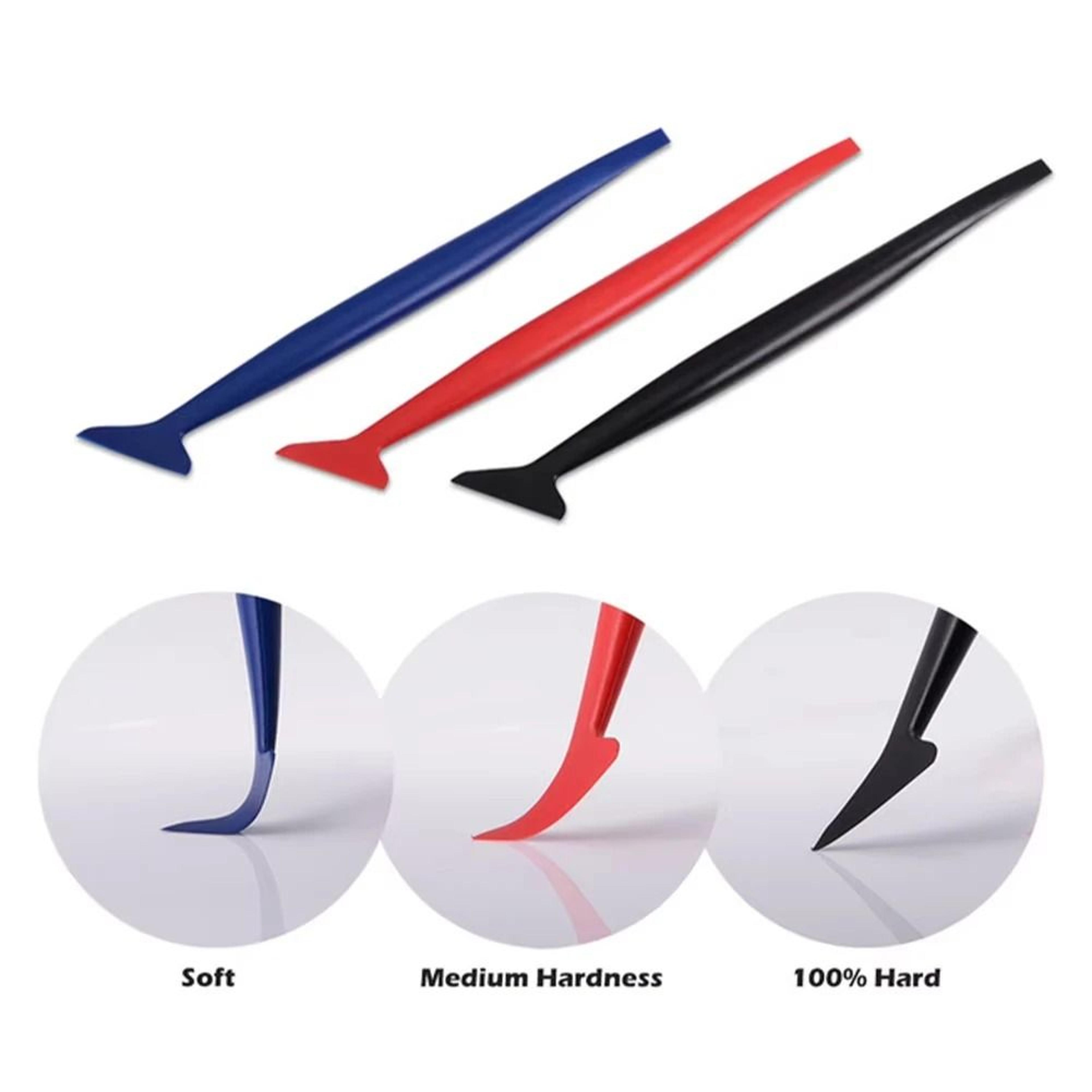 car micro squeegee & detail tint tool set