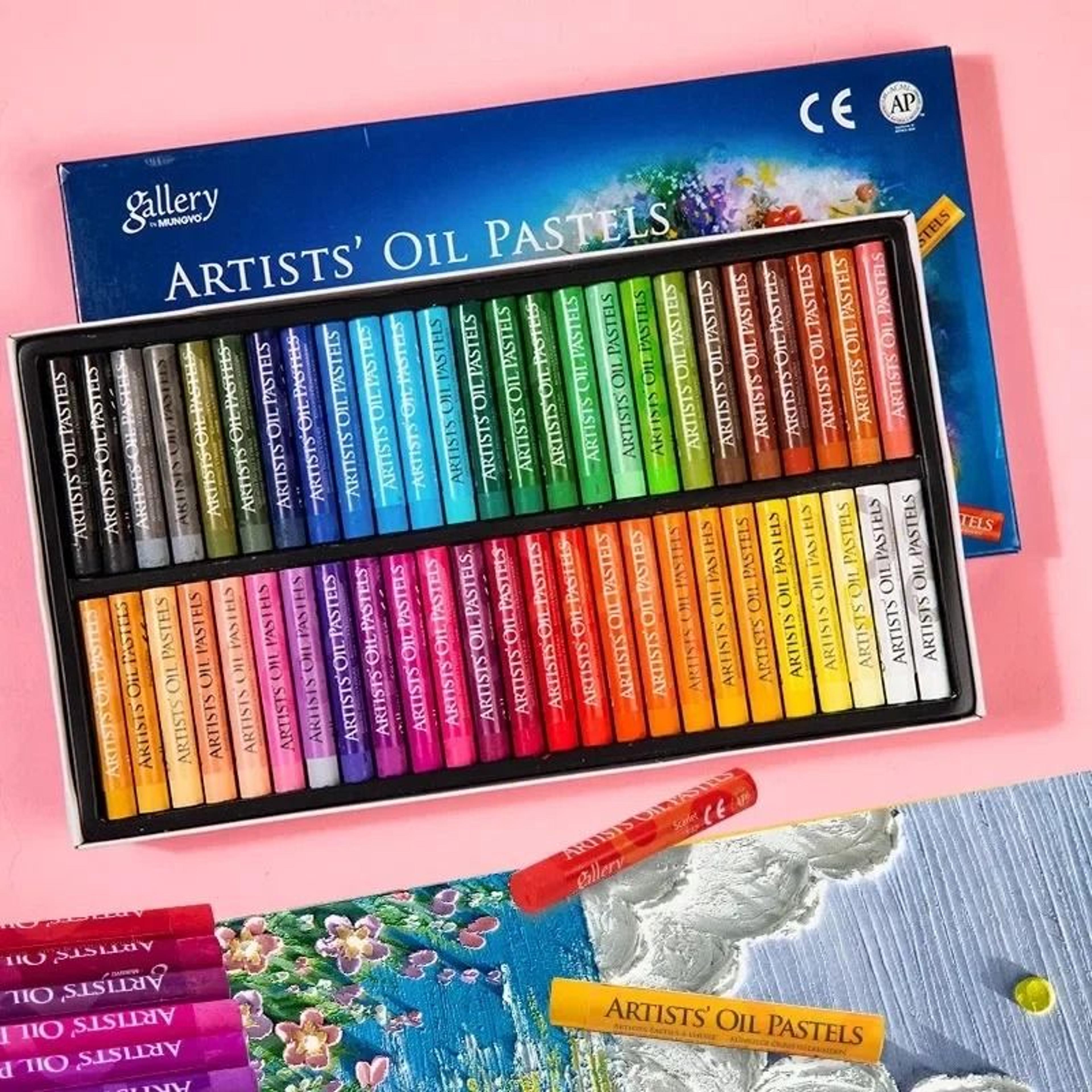 artist oil pastel set – vibrant non-toxic art crayons for painting, drawing, and graffiti