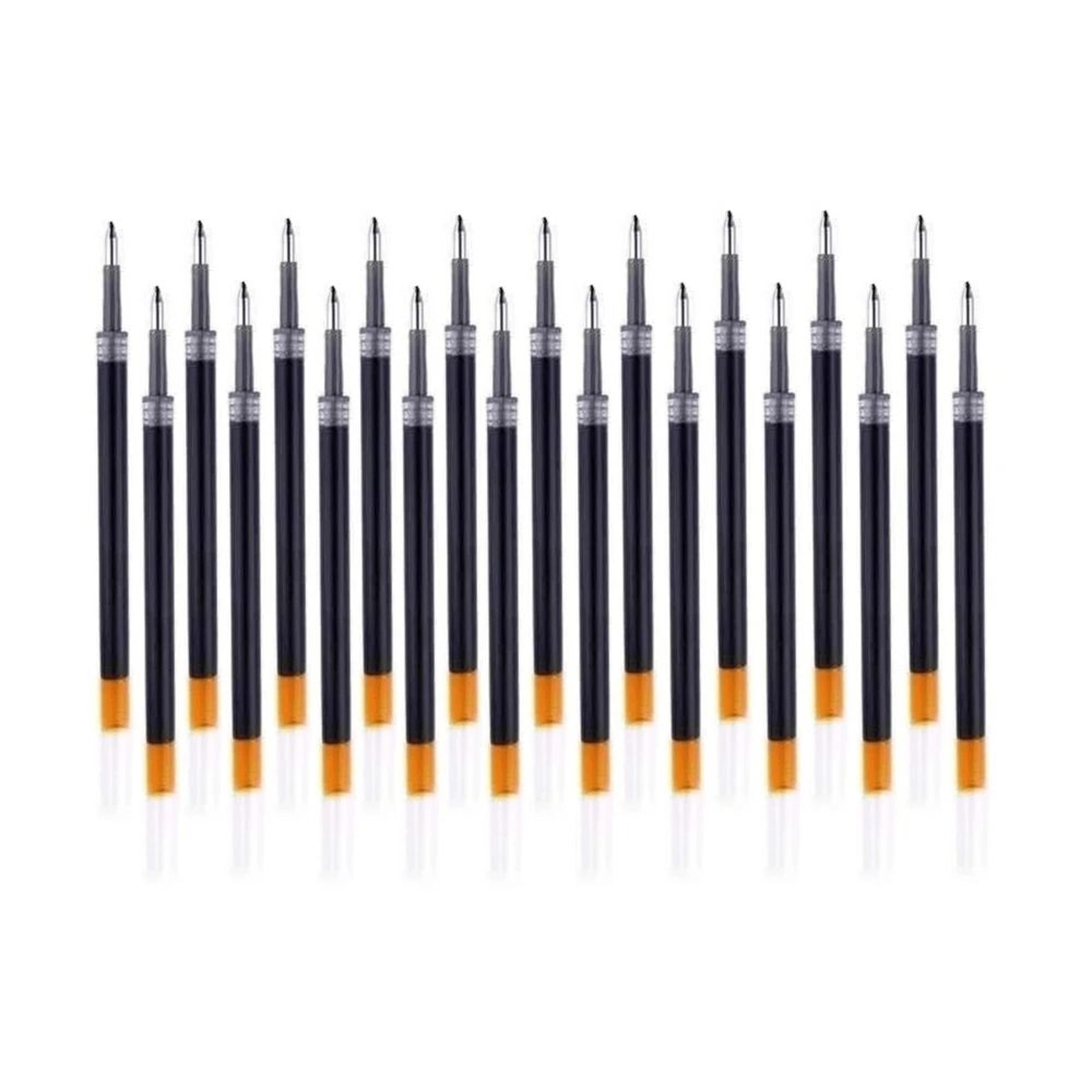 10-piece gel pen refill set – (4.33 in) precision 0.5 mm point for school & office stationery