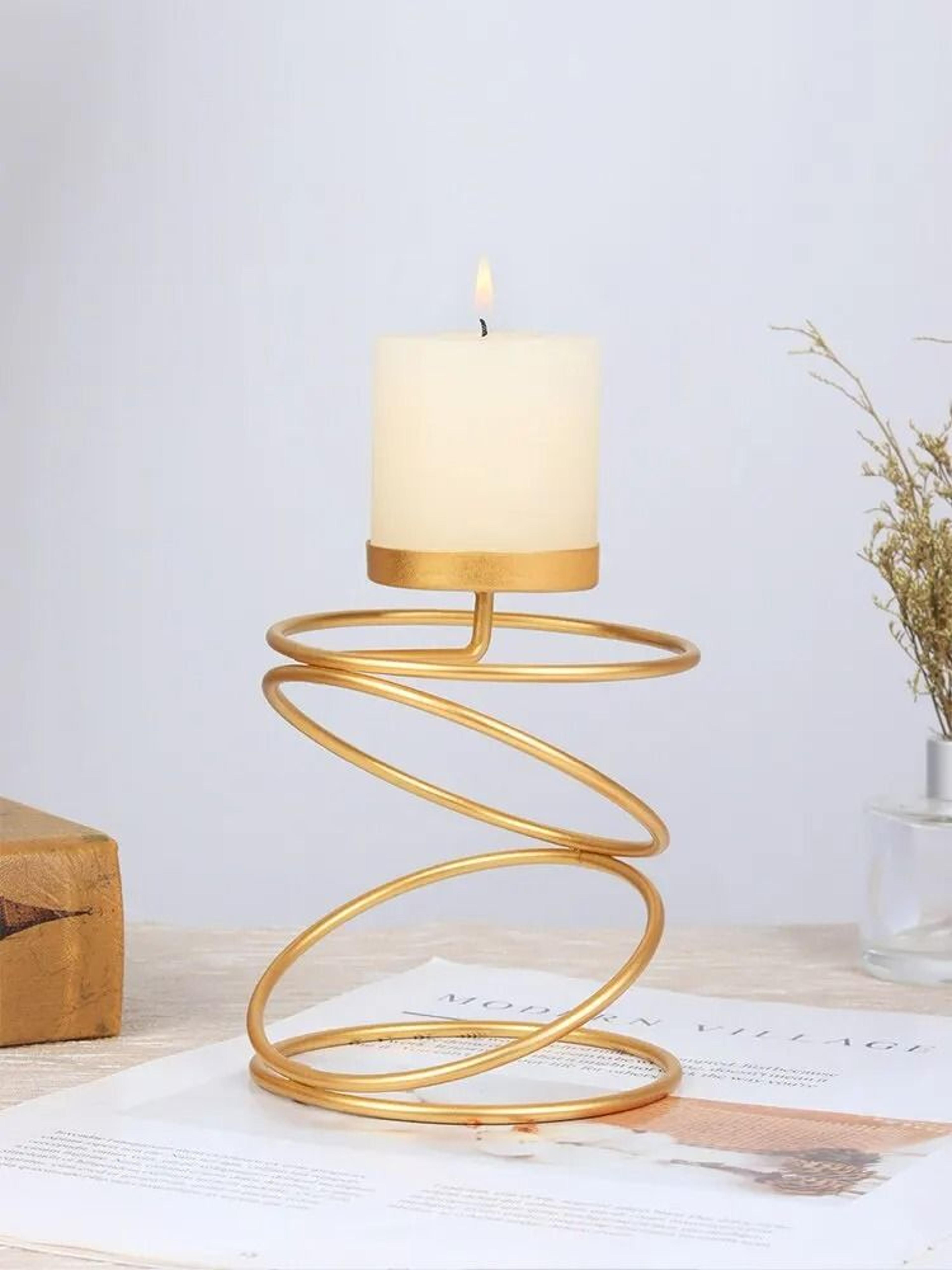 ins luxury style metal candle holder