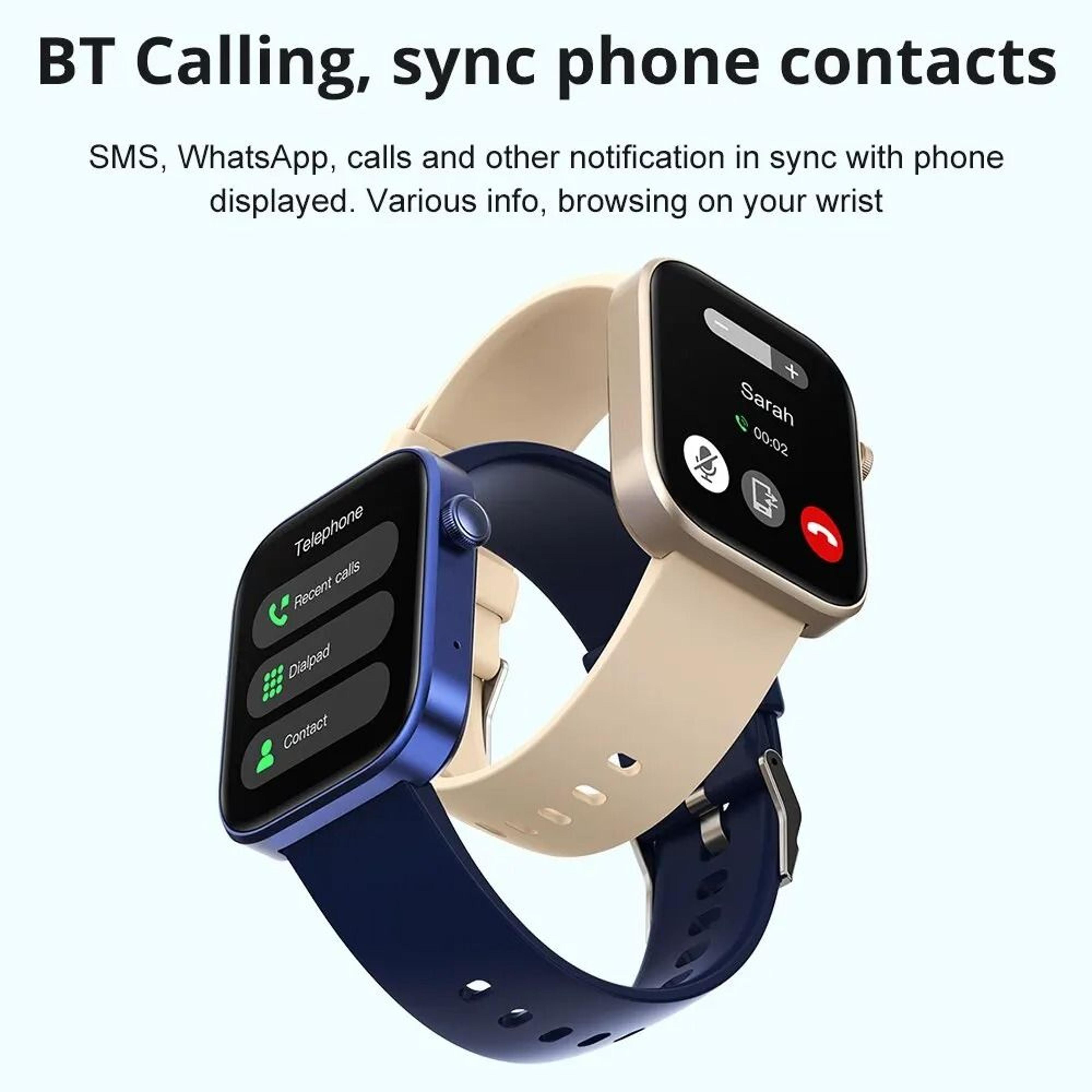 1.9-inch hd voice calling smartwatch
