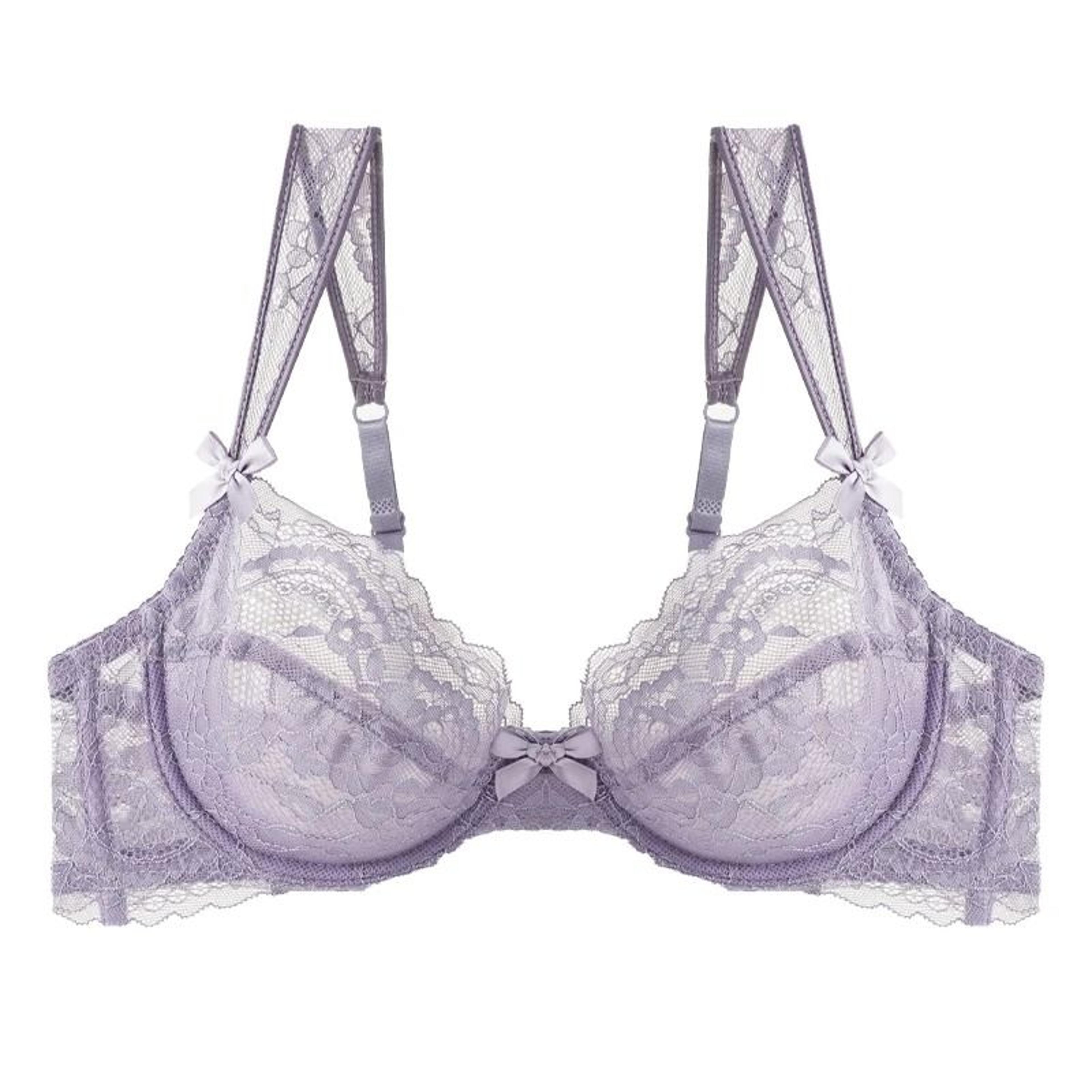 sexy ultra-thin french lace push-up bra