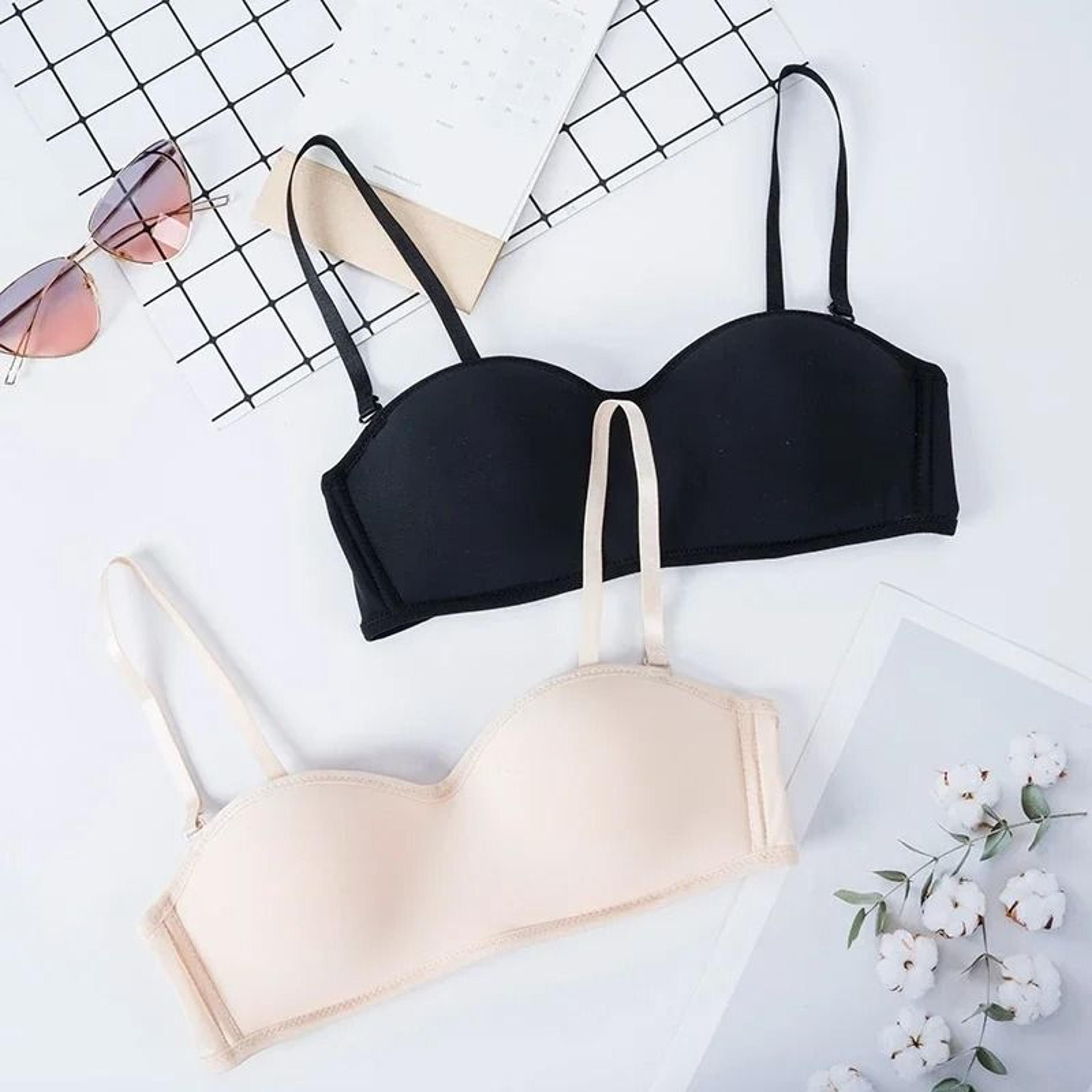 seamless invisible strapless party & wedding bra