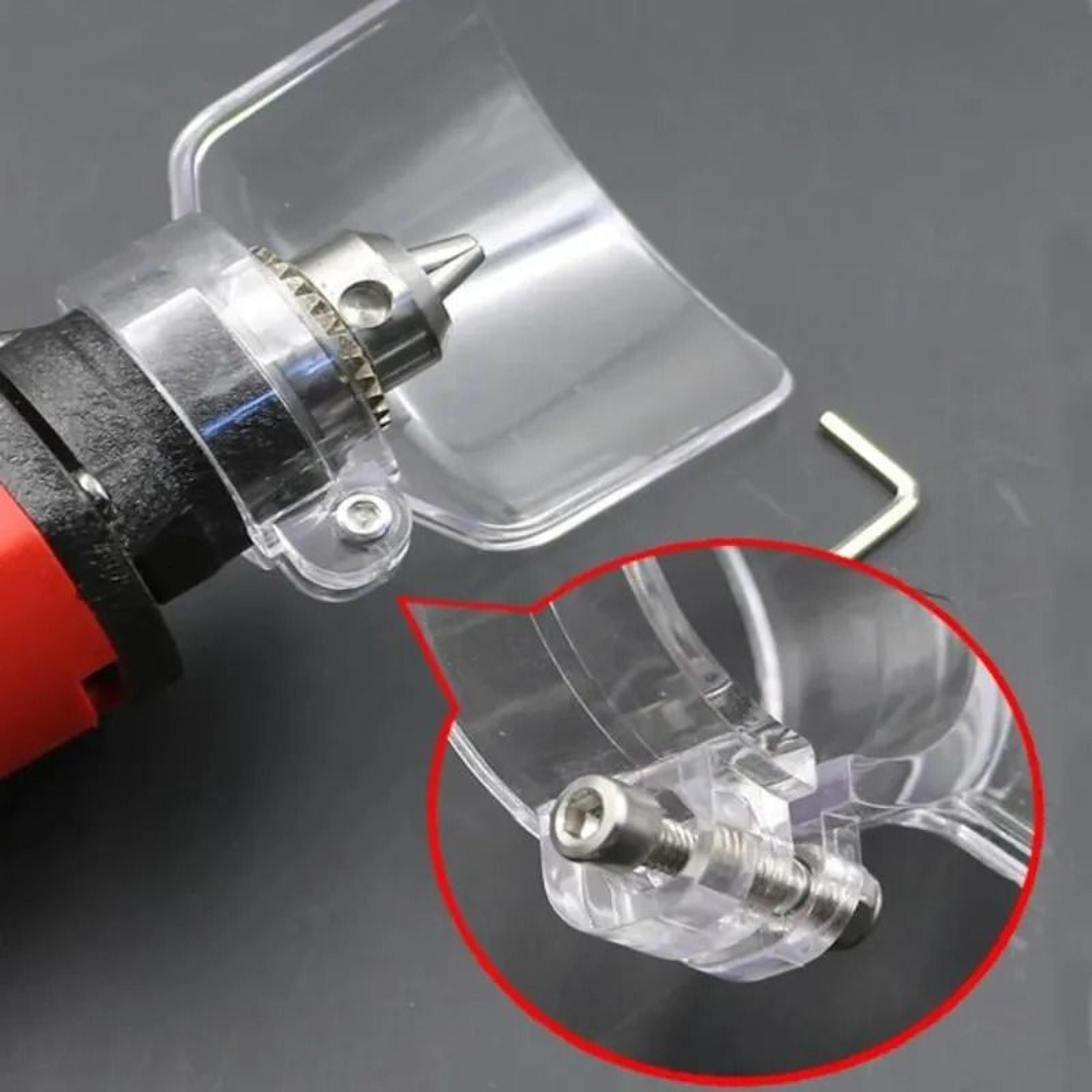 transparent mini drill safety shield