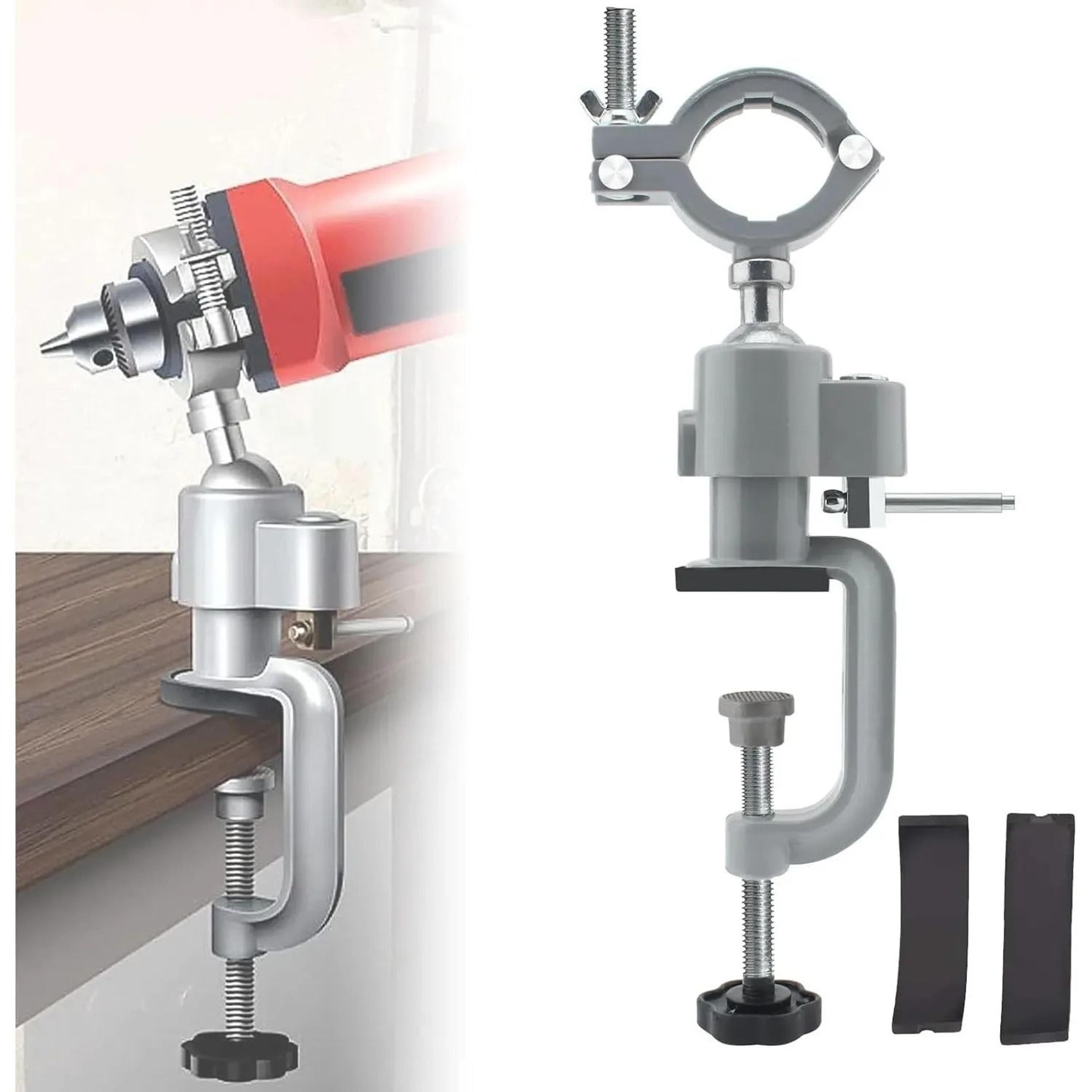 360° aluminium alloy table swivel vise & drill holder