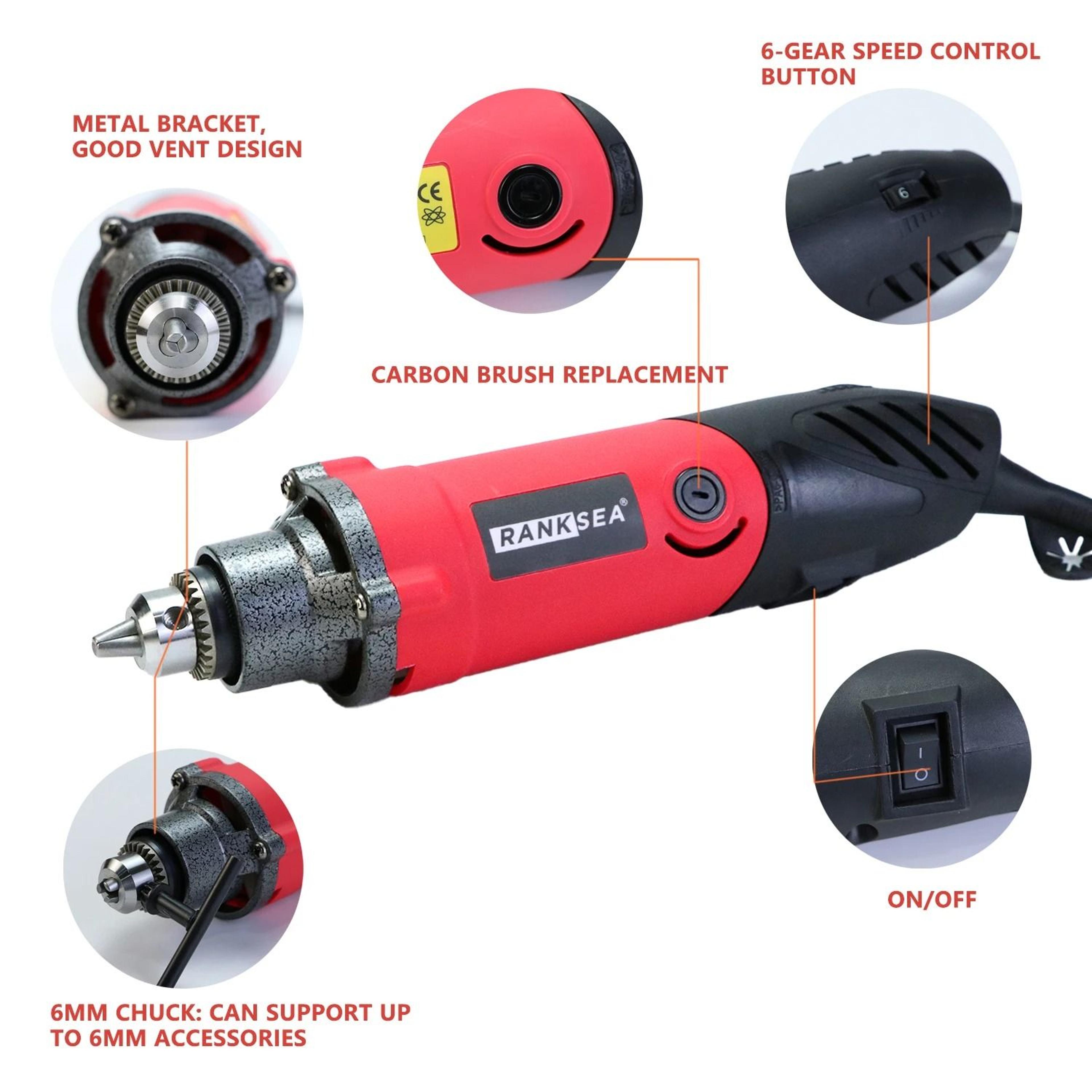 high-power corded rotary tool kit