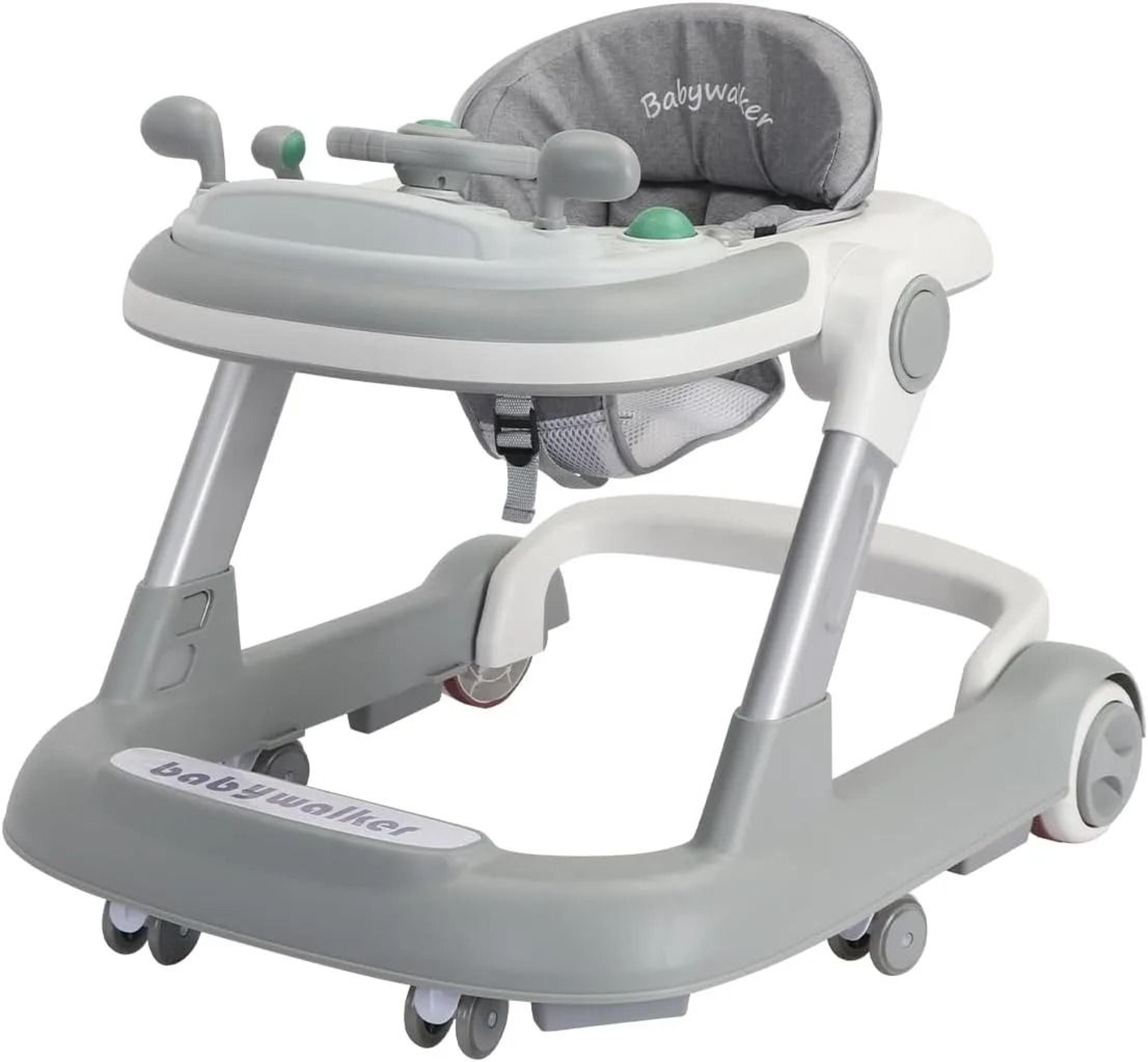 2-in-1 foldable baby walker