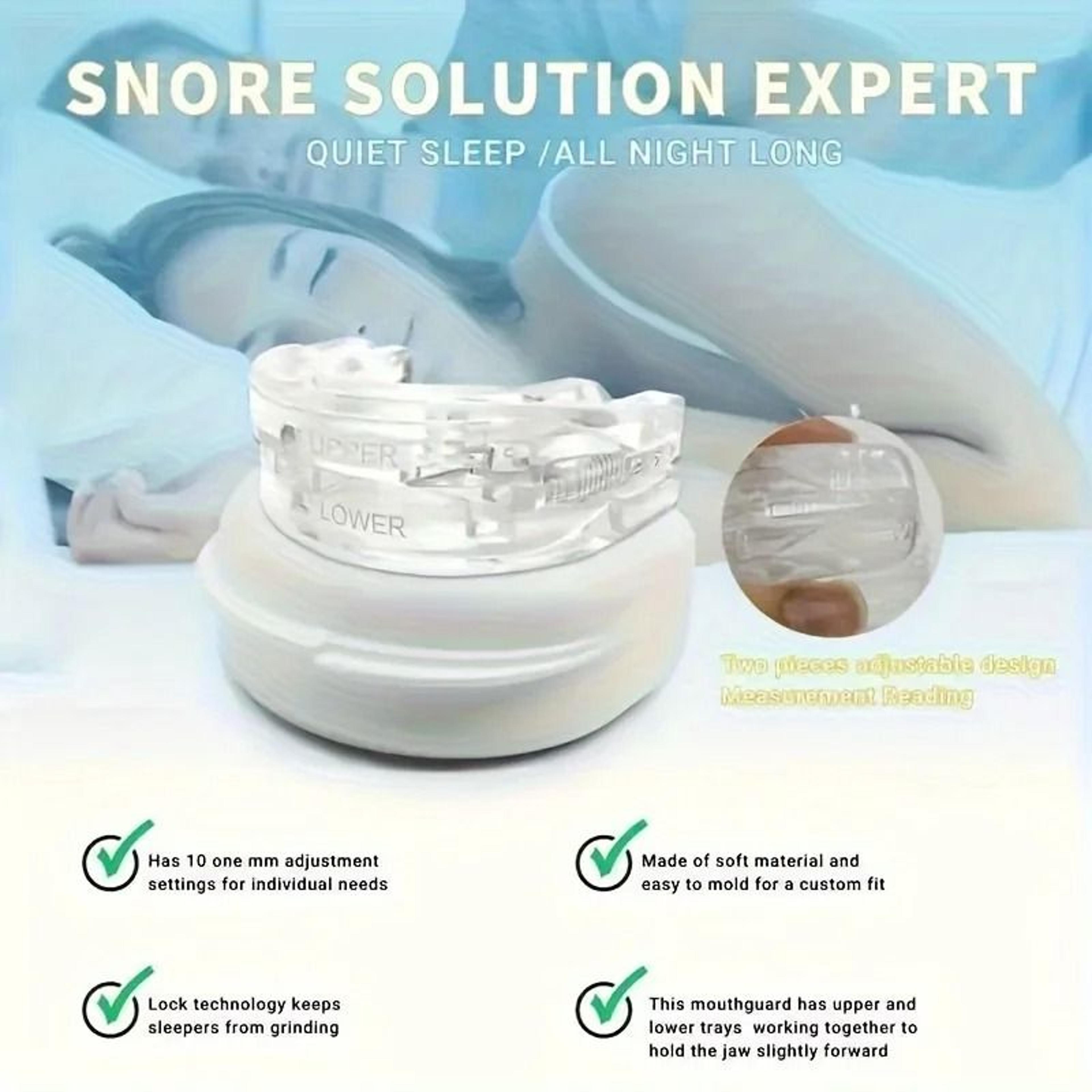 adjustable anti-snoring & bruxism mouth guard